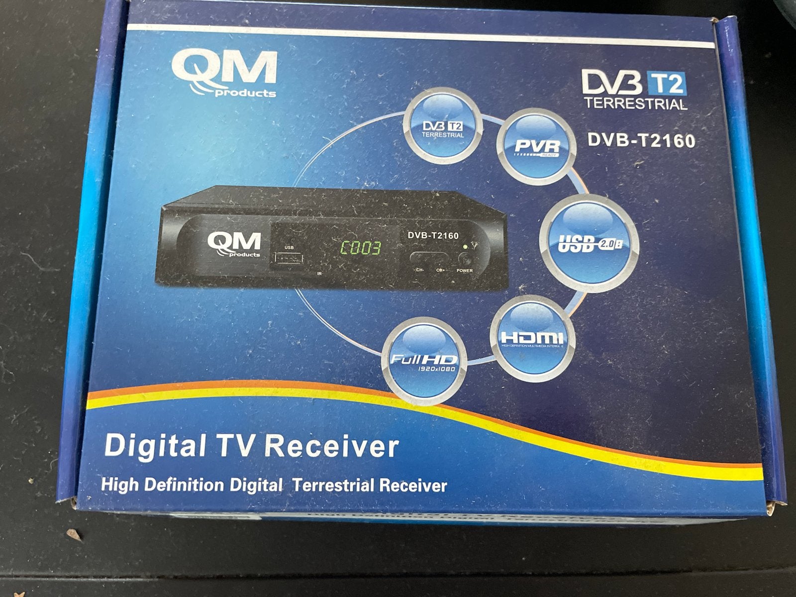 QM DVB-T2160 Digitale TV Ontvanger - Full HD, Ophalen of Verzenden, Nieuw, Decoder
