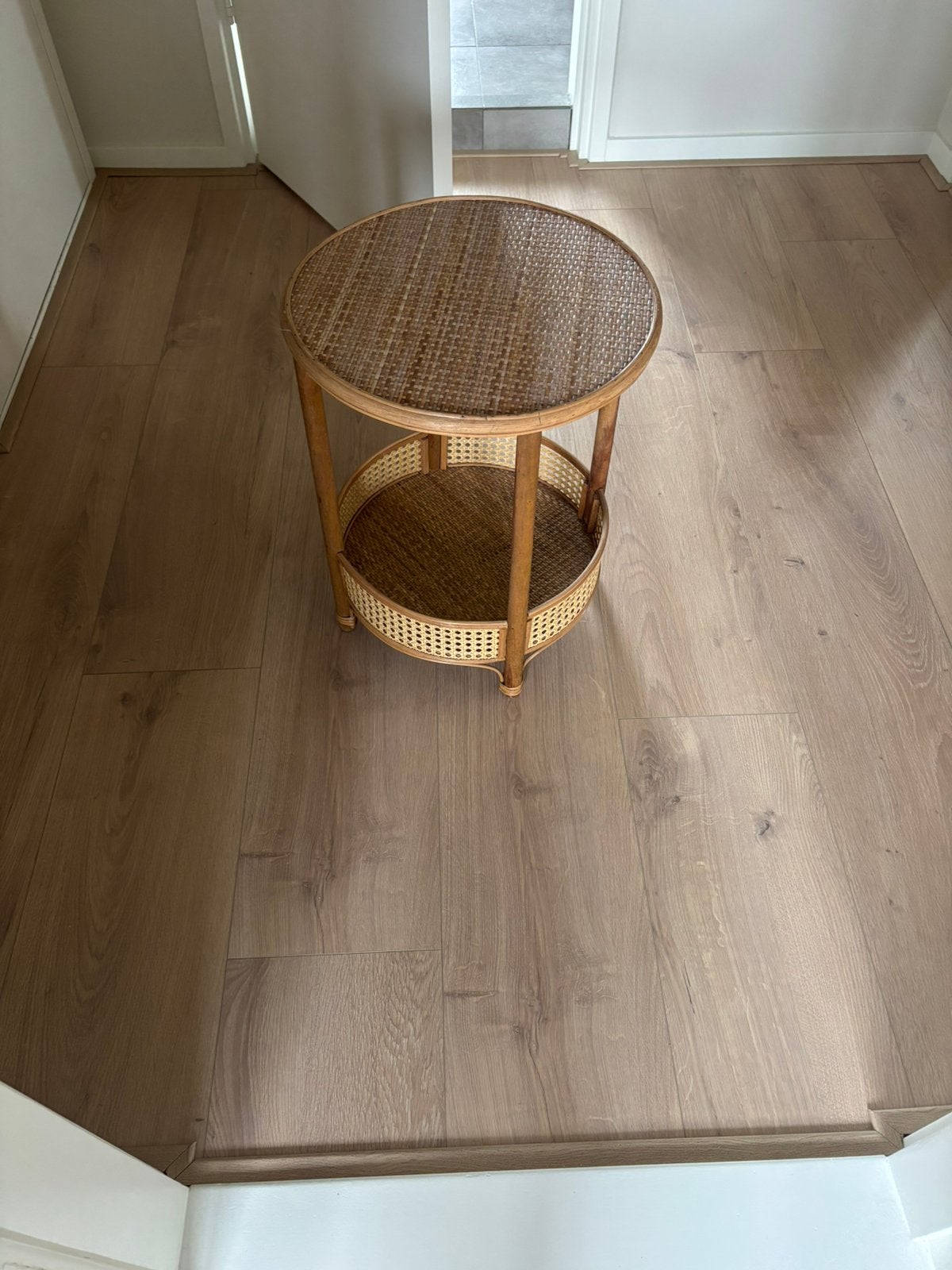 Xenos webbing bijzettafel, Ophalen, Zo goed als nieuw, Rond, 50 tot 100 cm