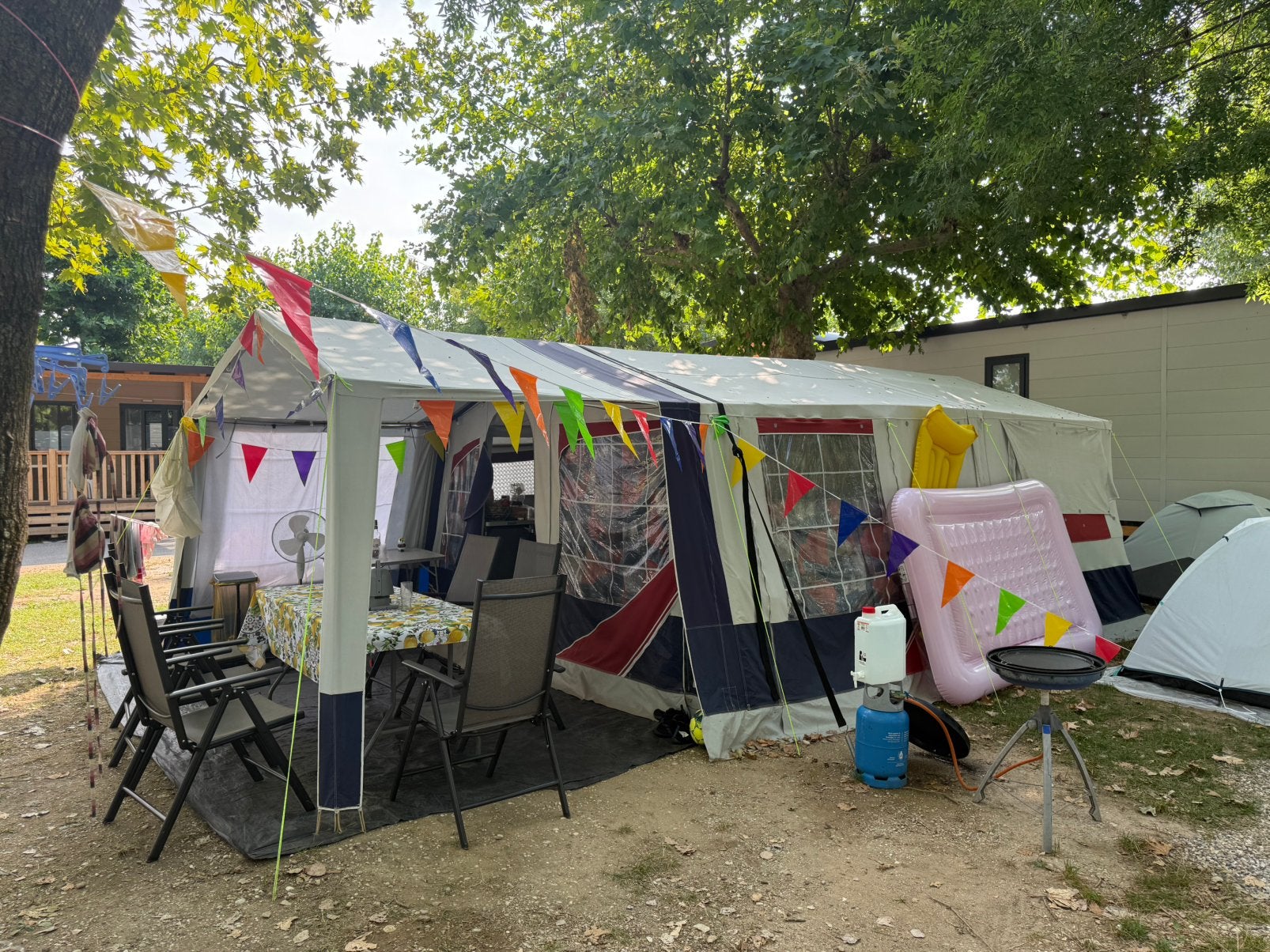 Vouwwagen Jamet Lousianna, Caravans en Kamperen, Ophalen, Gebruikt, Meer dan 6