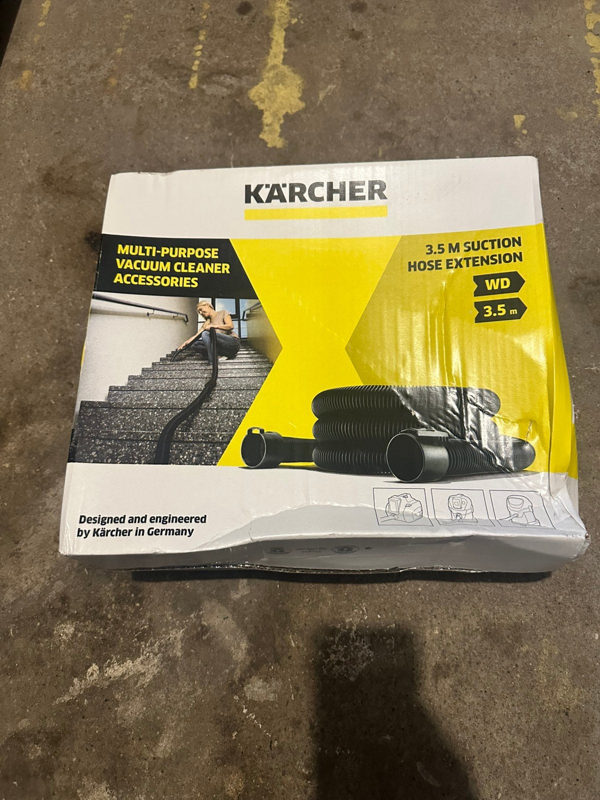 Kärcher verlengstuk zuigslang 3,5M (NIEUW IN DOOS)!!, Ophalen of Verzenden, Nieuw