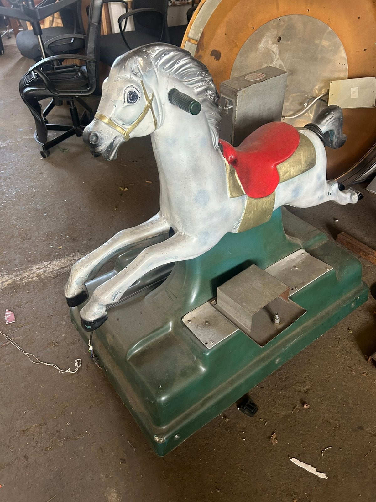 Hobbel paard, Ophalen, Gebruikt