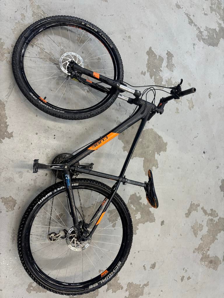 Cube Aim Pro 20 mountainbike 17" zwart/oranje, 53 tot 57 cm, Ophalen, Gebruikt, Overige merken