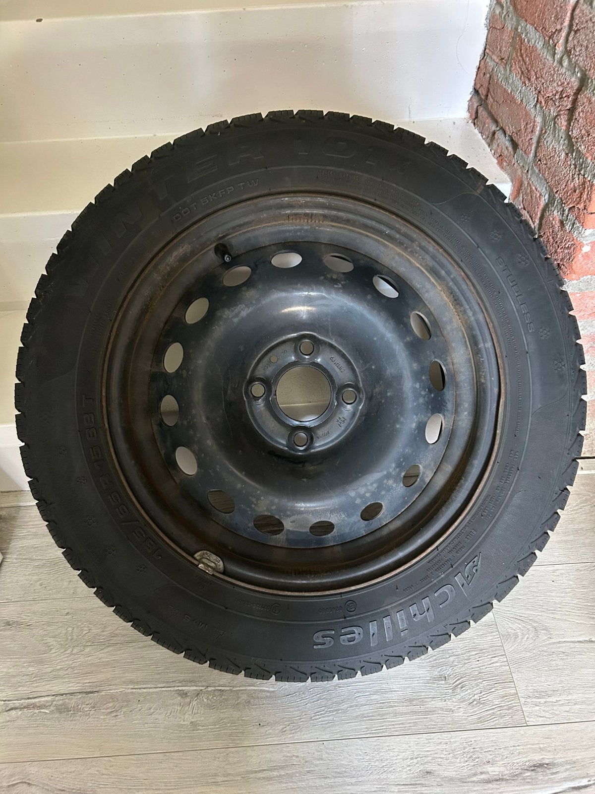 Winterbanden 185/65R15 88T, Ophalen, Gebruikt, 15 inch, Banden en Velgen
