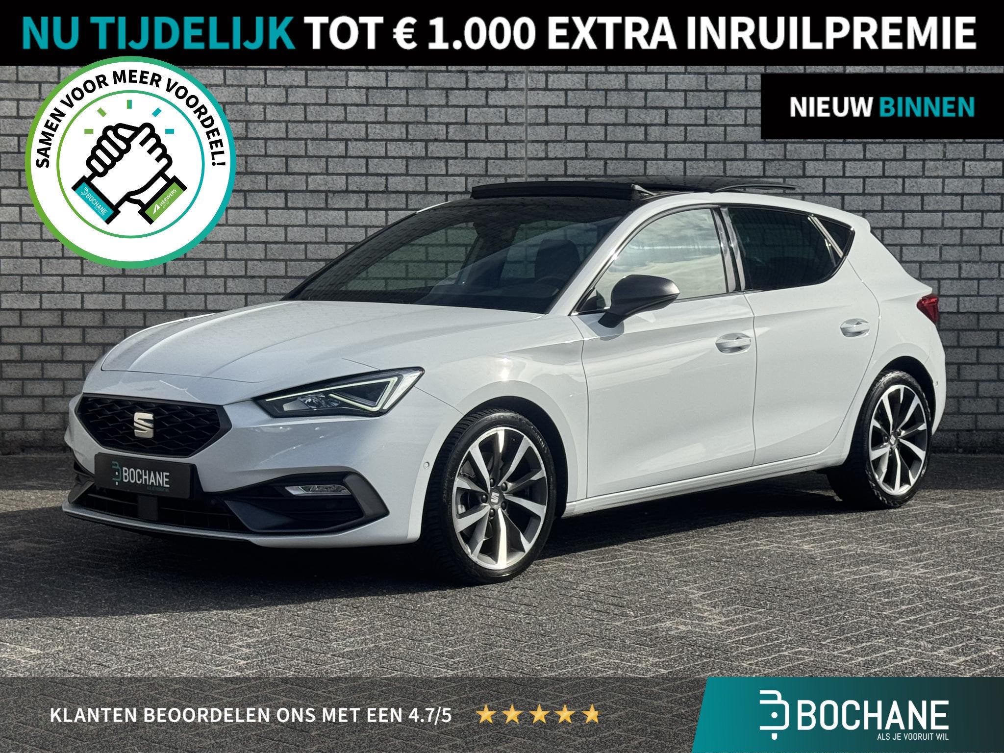 SEAT Leon 1.5 eTSI FR Launch Edition | Schuif /- kanteldak |
