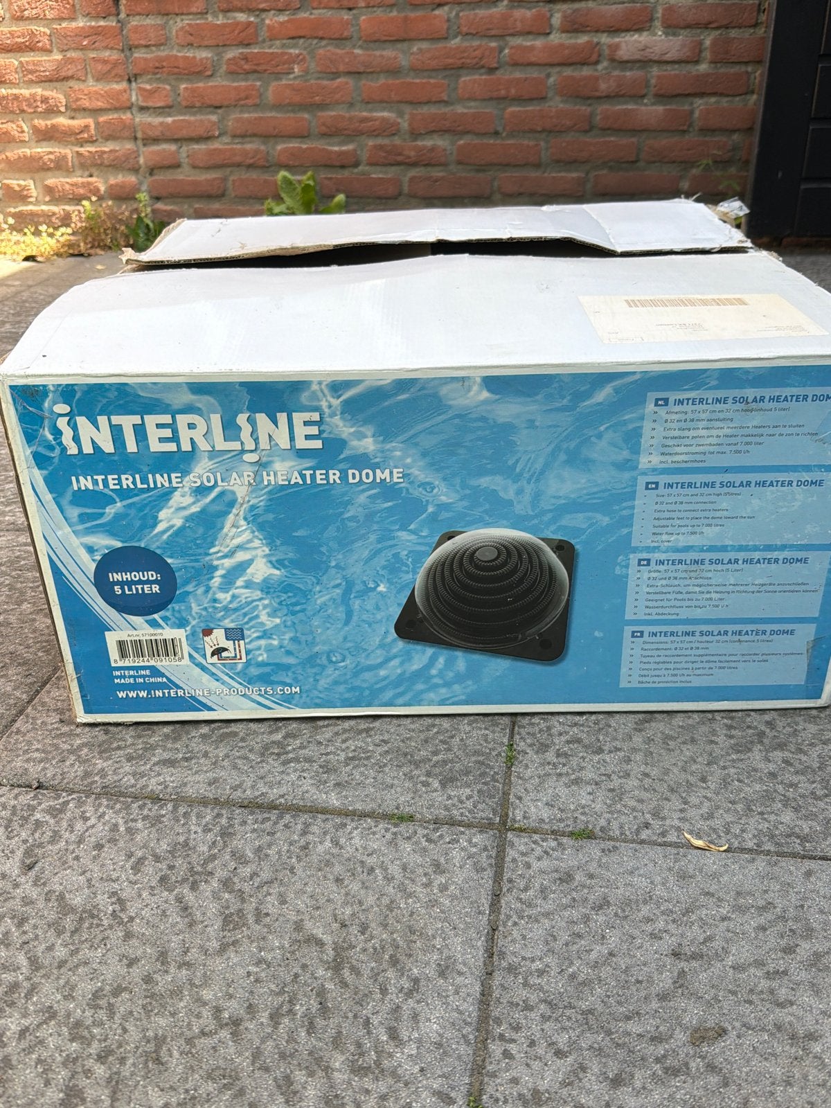Interline Solar Heater Dome - Zwembadverwarming, Ophalen, Zo goed als nieuw, Verwarming