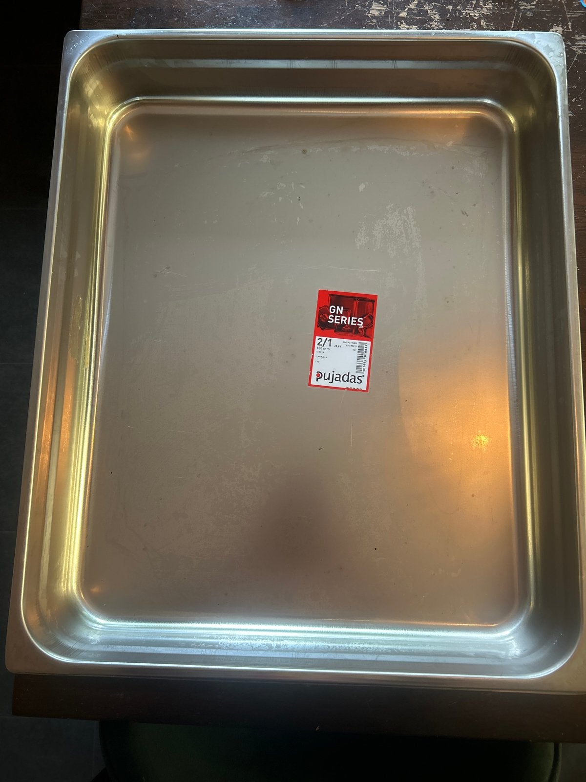 GN 2/1 RVS Gastronormbak - Pujadas, Ophalen, Rvs