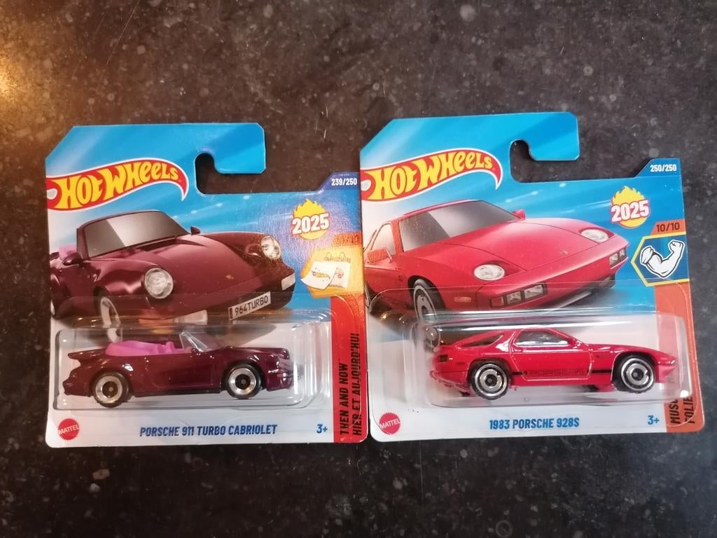 Hotwheels porsche 911 en 928, Ophalen of Verzenden, Nieuw, Auto