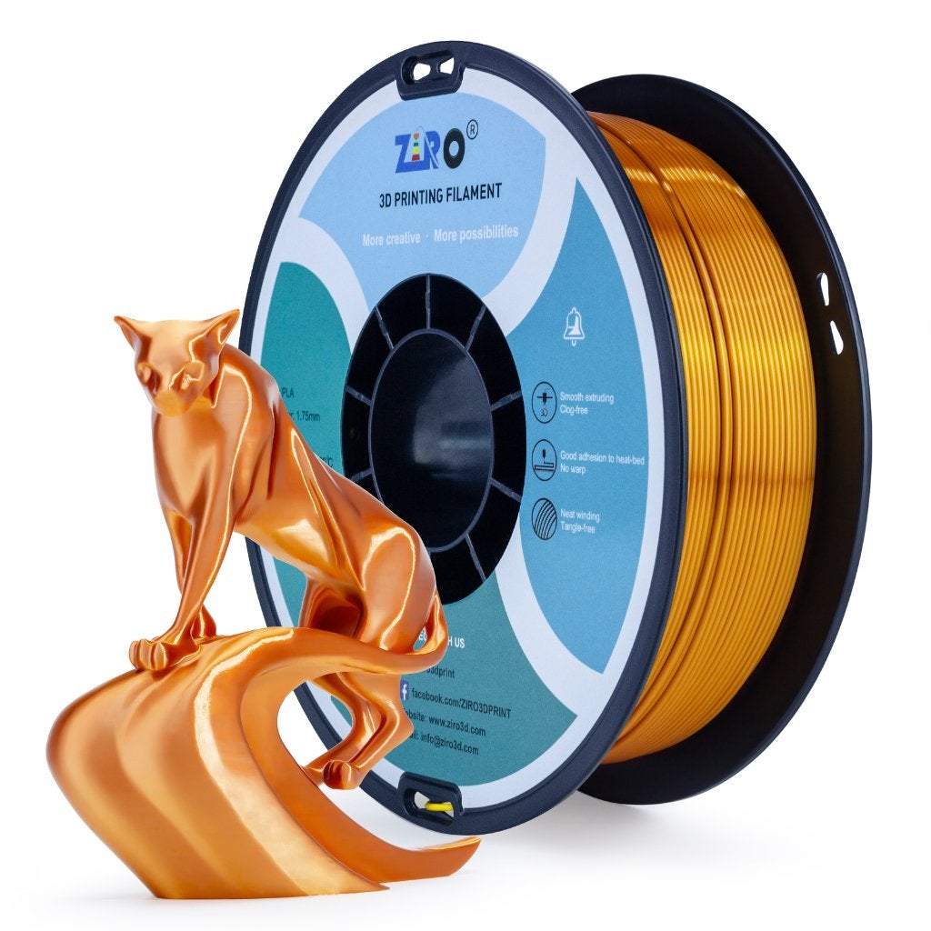 ZIRO 3D Red Copper Filament PLA - Getest met P1S en U1, Computers en Software, Ophalen of Verzenden, Nieuw, Filamentrollen