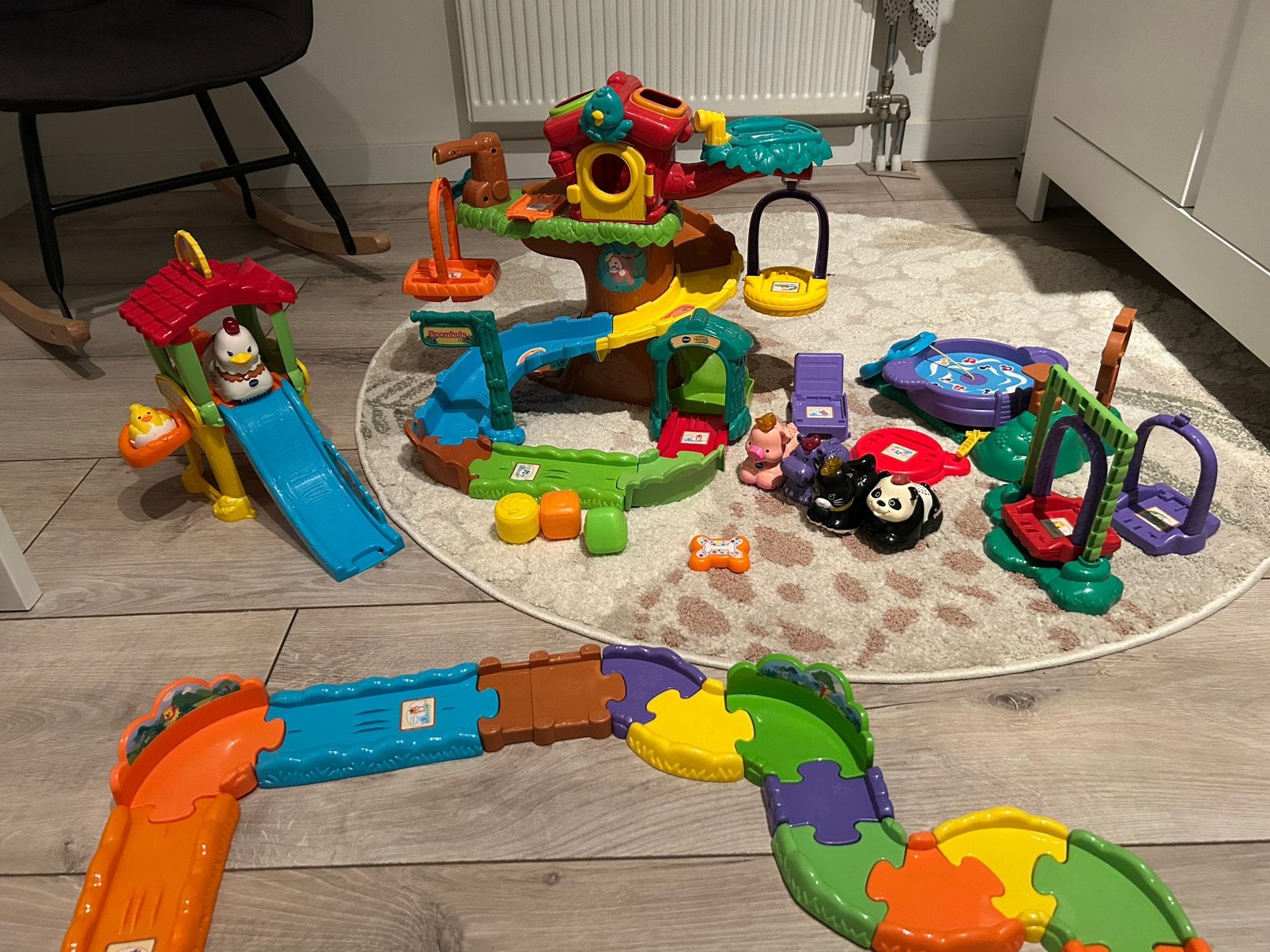 Zoef zoef dieren avonturenpark en boomhut, Kinderen en Baby's, Speelgoed | Vtech, Ophalen, Gebruikt, 2 tot 4 jaar