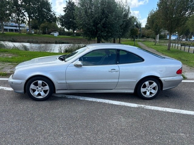 Mercedes-Benz CLK-klasse Coupé 200 K. Elegance Automaat Opk, Auto's, Automaat, Gebruikt, Zwart, 4 stoelen