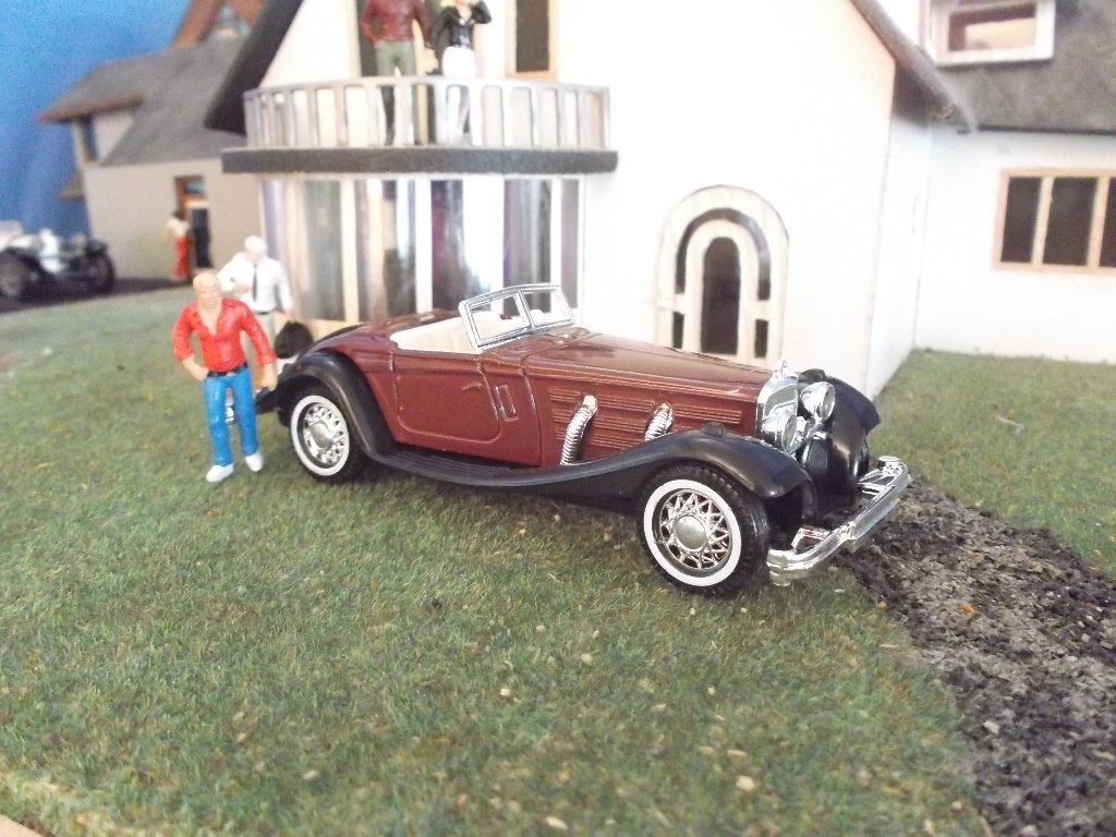 Mercedes Benz 540 K - Guisval bruin / zwart NU voor € 3,75, Hobby en Vrije tijd, Ophalen of Verzenden, Nieuw, Auto, Overige merken