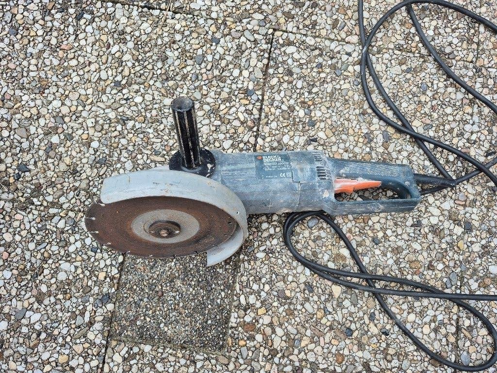 Haakse slijper, Ophalen of Verzenden, Gebruikt, 1000 watt of meer, Haakse handslijpmachine