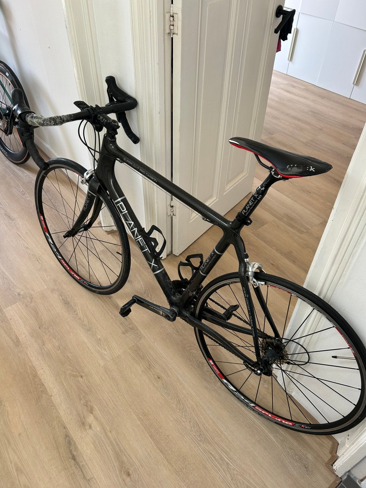 Racefiets (opknapper of voor binnentraining), Gebruikt, Carbon, Heren, 57 tot 61 cm