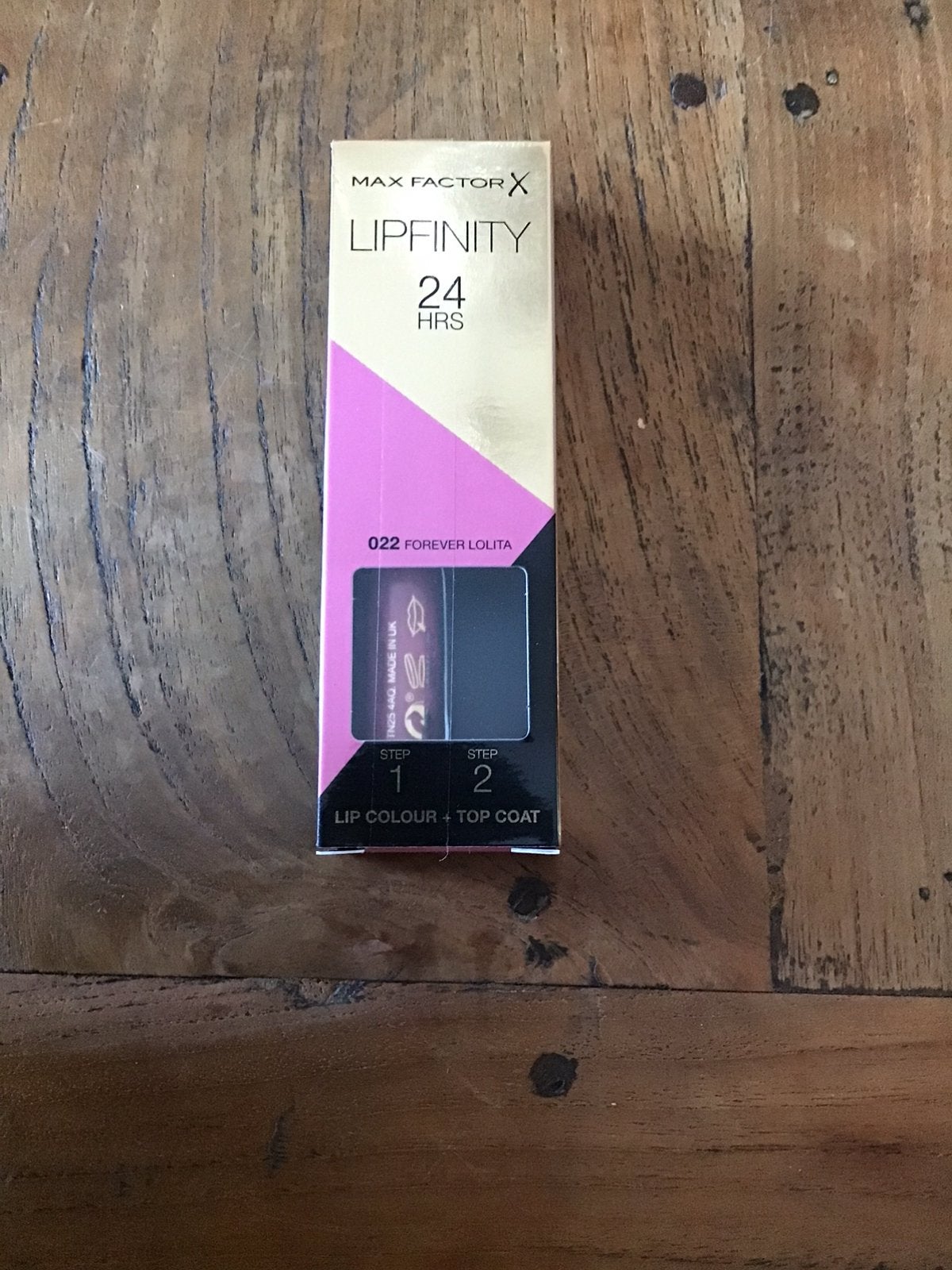 Nieuwe Lipfinity van Max Factor kleur 022 Forever Lolita, Ophalen of Verzenden, Nieuw, Roze, Lippen