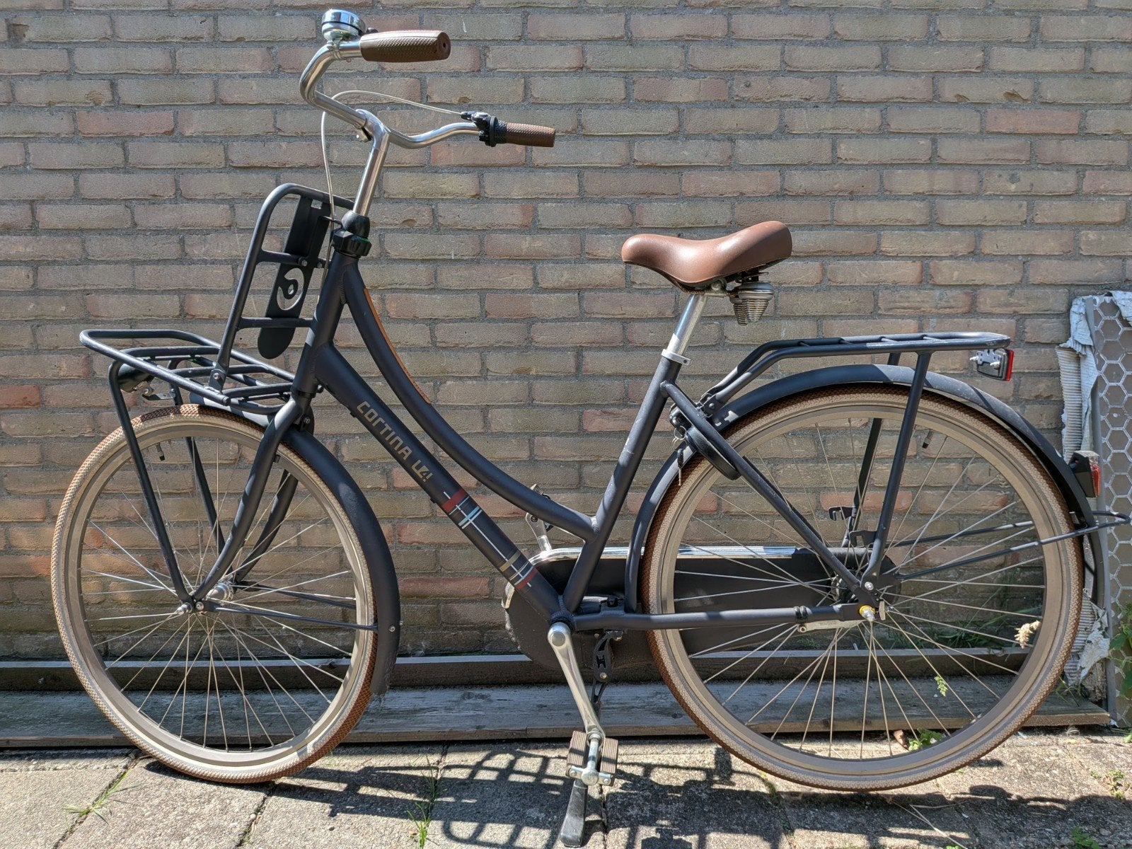 Cortina U4 Transportfiets Dames - Zo goed als nieuw, Ophalen, Gebruikt, Overige merken, Versnellingen