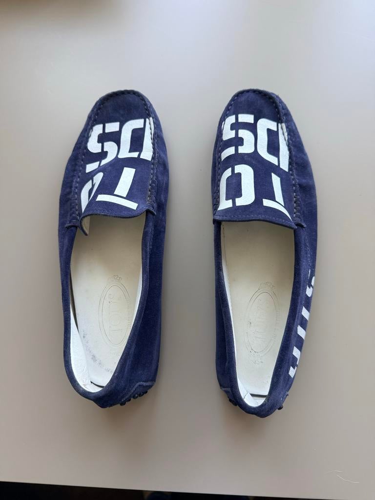 Tods Loafers Maat 43 - Gedragen maar goede conditie, Loafers, Gedragen, Verzenden, Blauw
