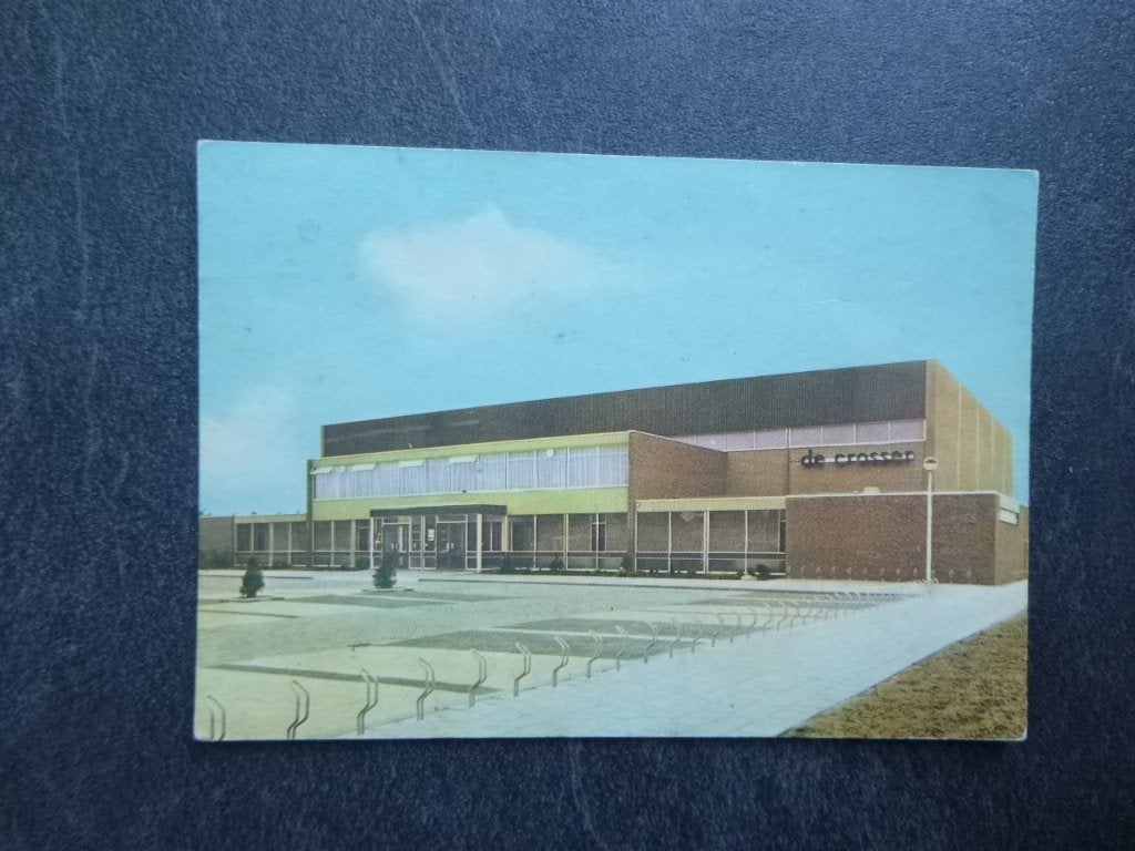Werkendam-Biesbosch sporthal de Crosser 1972, Verzenden, 1960 tot 1980, Ongelopen, Noord-Brabant