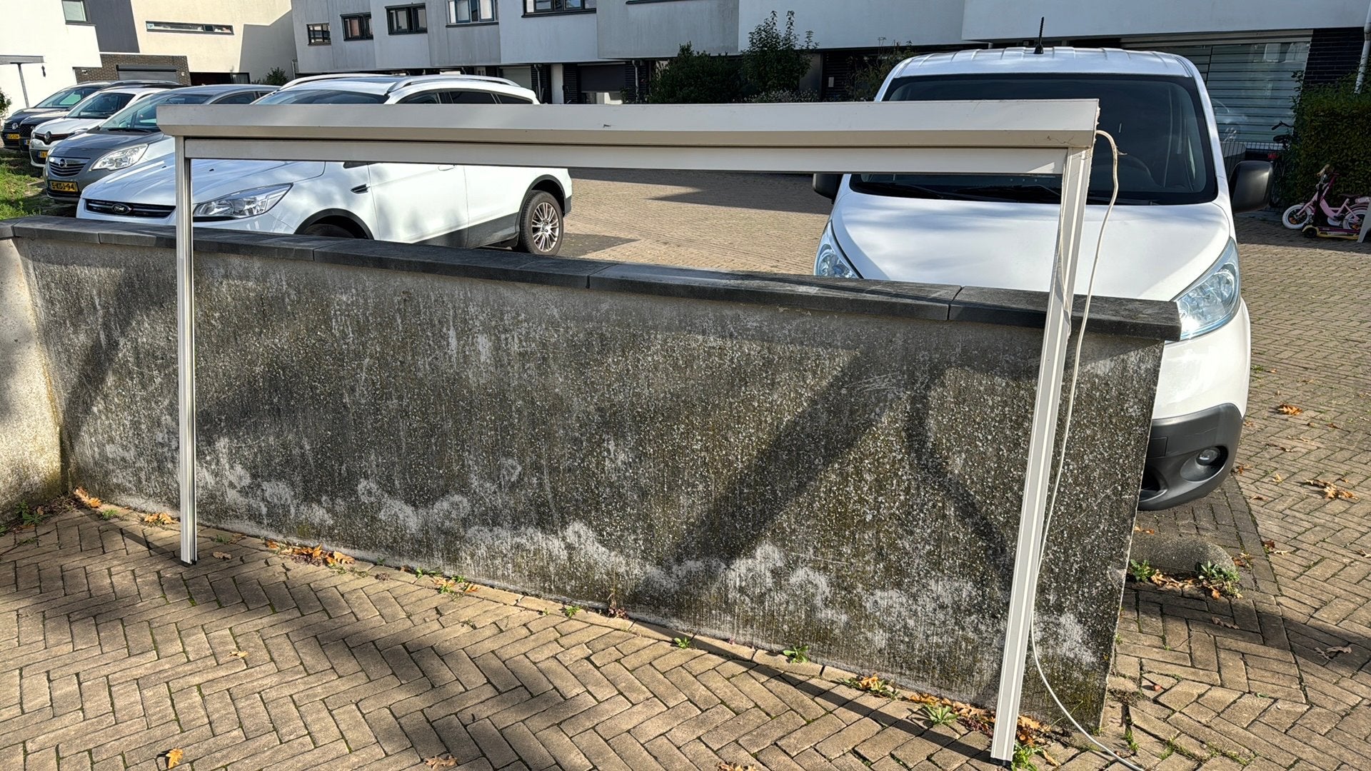 Screen zonwering Gratis af te halen +-3m breed