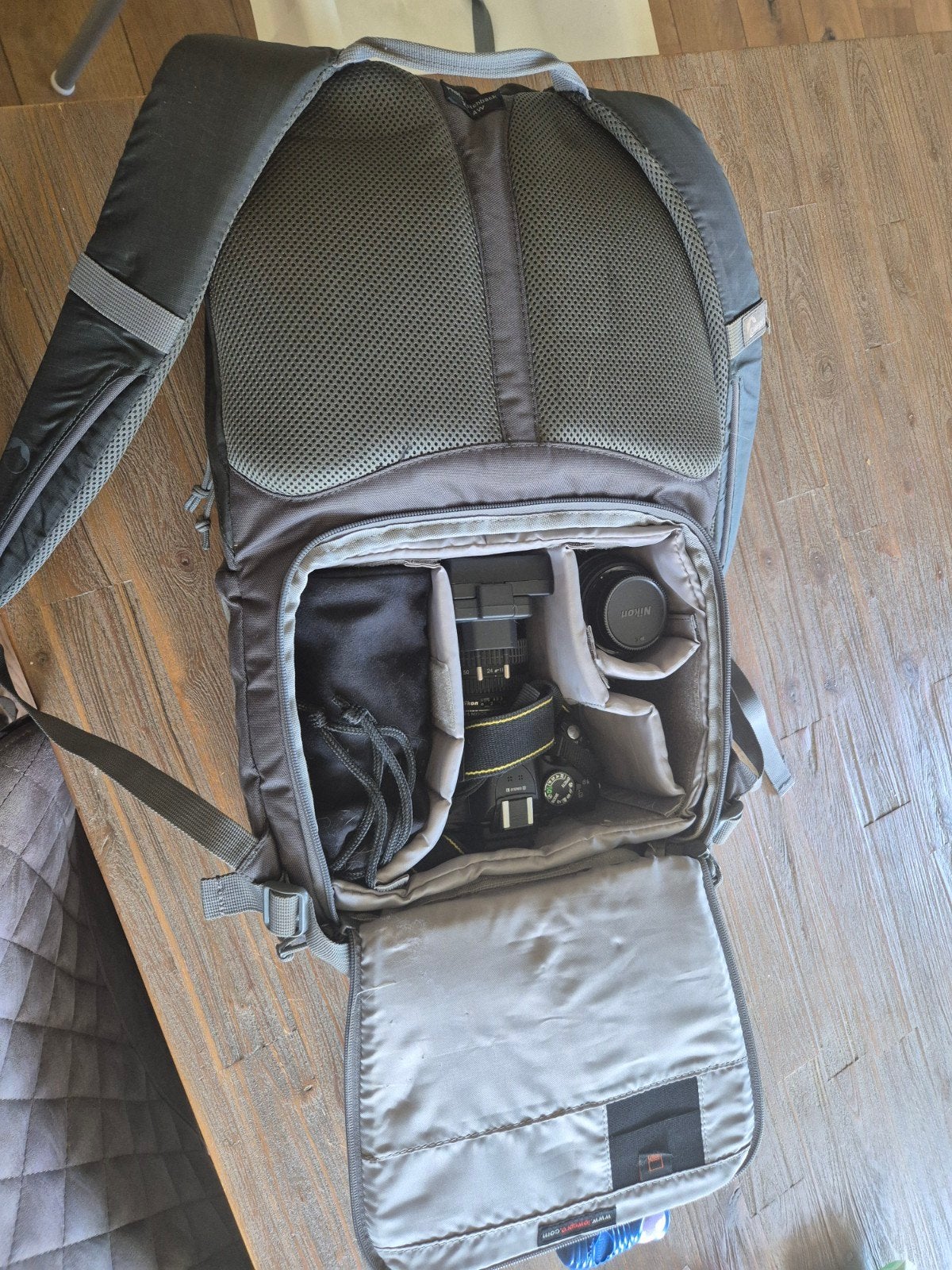 Nikon D5200 met 4 lenzen, Ophalen, Zo goed als nieuw, Rugtas, Nikon