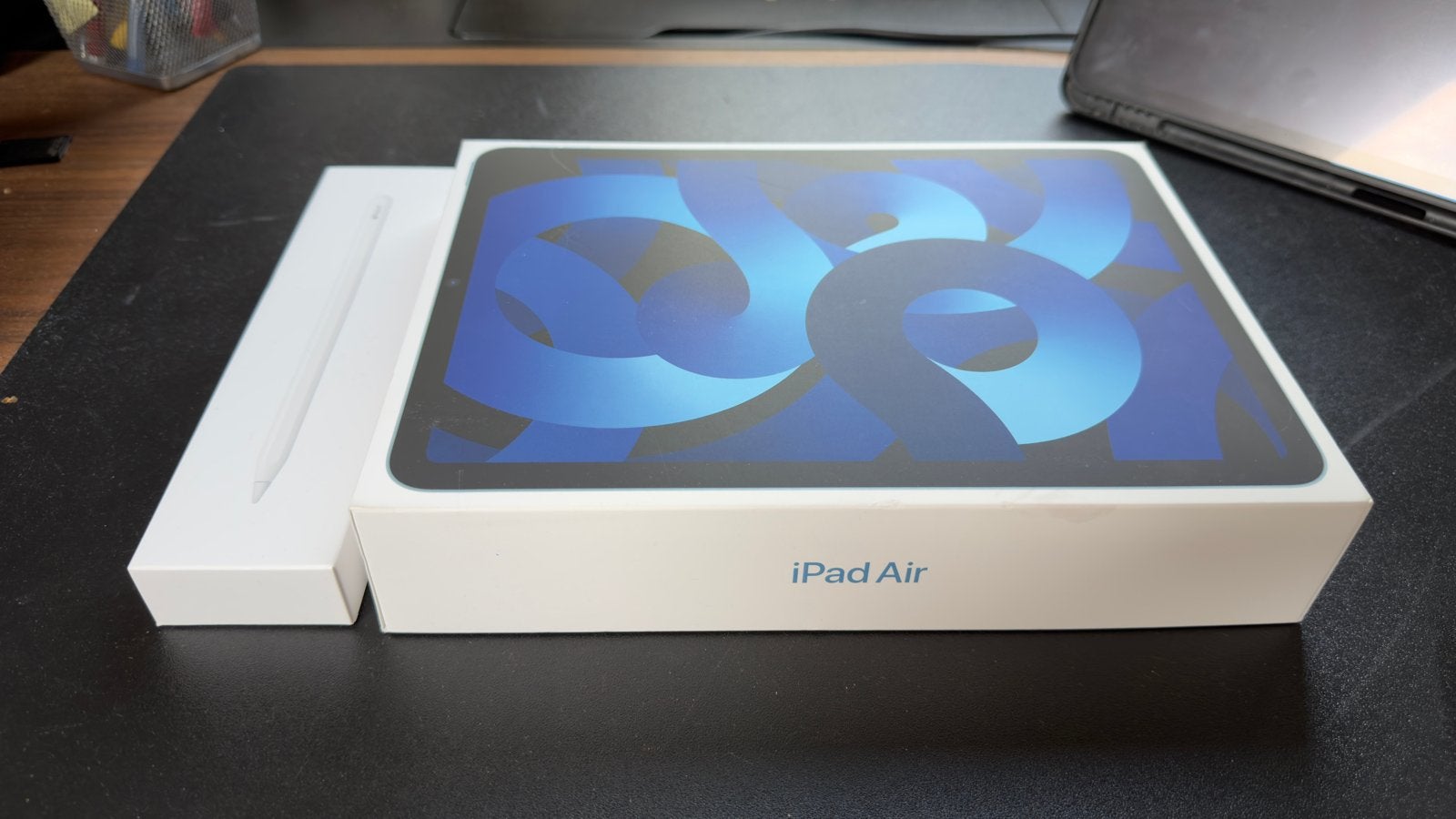 iPad Air 5 (256GB, Wi-Fi) + Apple Pencil 2, Ophalen, Apple iPad Air, 11 inch, Zo goed als nieuw
