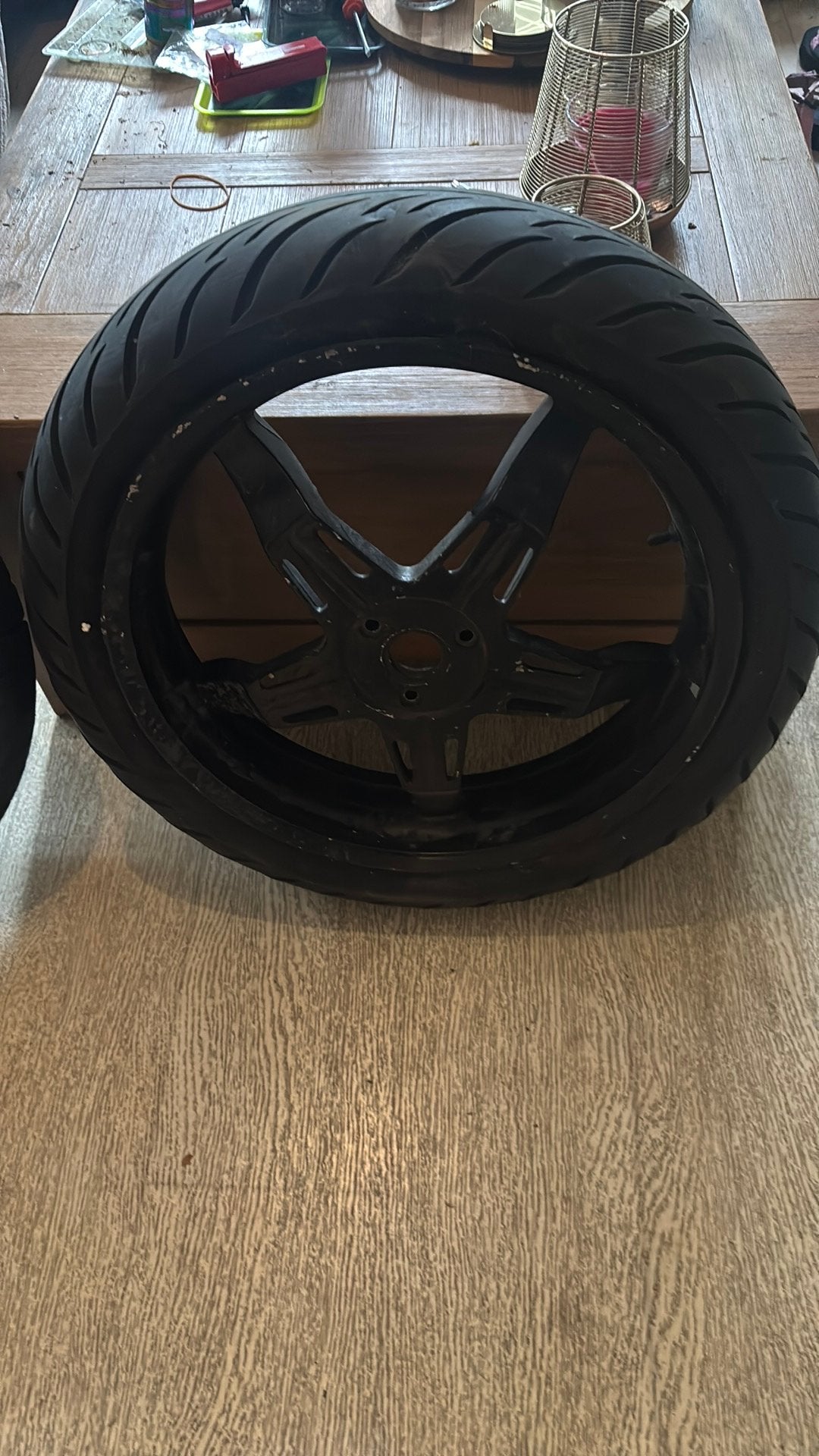 Scooter banden van een cpi gtr  met velg, Ophalen, Gebruikt, Overige typen