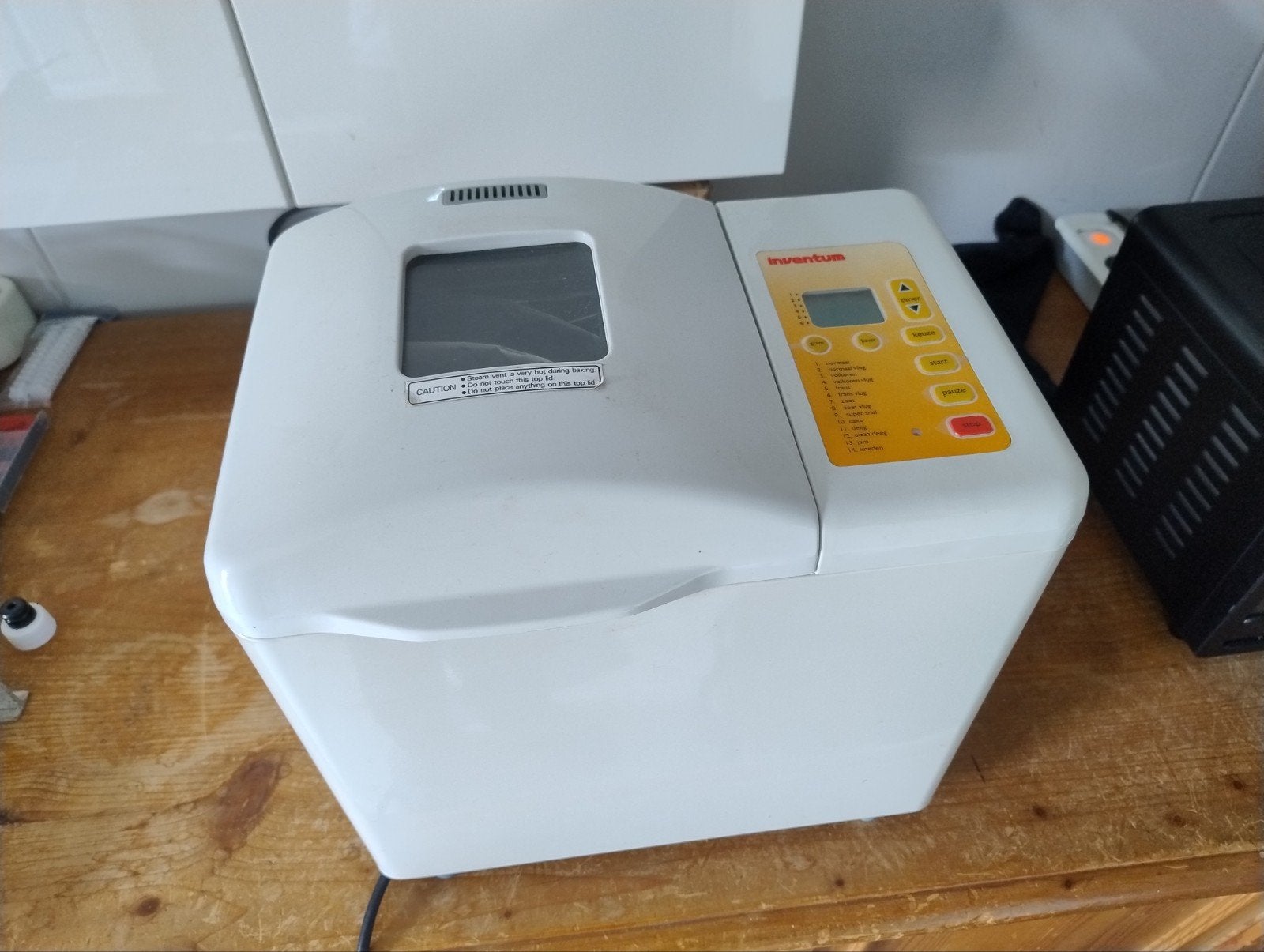 broodbakmachine Inventum, 400 tot 800 gram deeg, Ophalen, Gebruikt