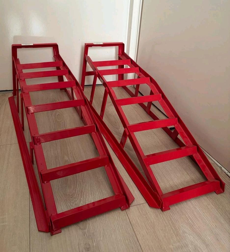 Set oprijbokken 2x 1000kg oprijbok autobrug hobby brug 20cm, Auto diversen, Ophalen of Verzenden, Nieuw, Hydraulisch, Garagekrik