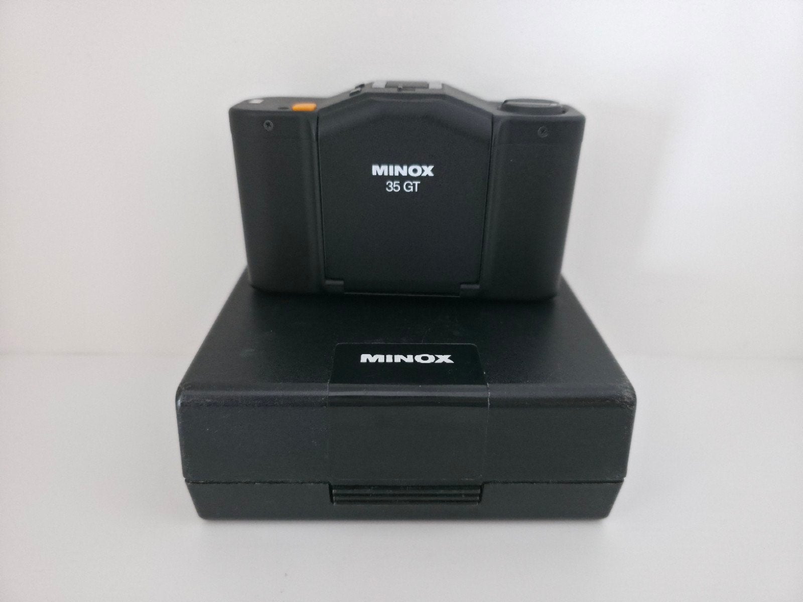 Minox 35GT camera met FA35 flitser en Hama Filmsafe X, Ophalen of Verzenden, Zo goed als nieuw, Compact, Overige Merken