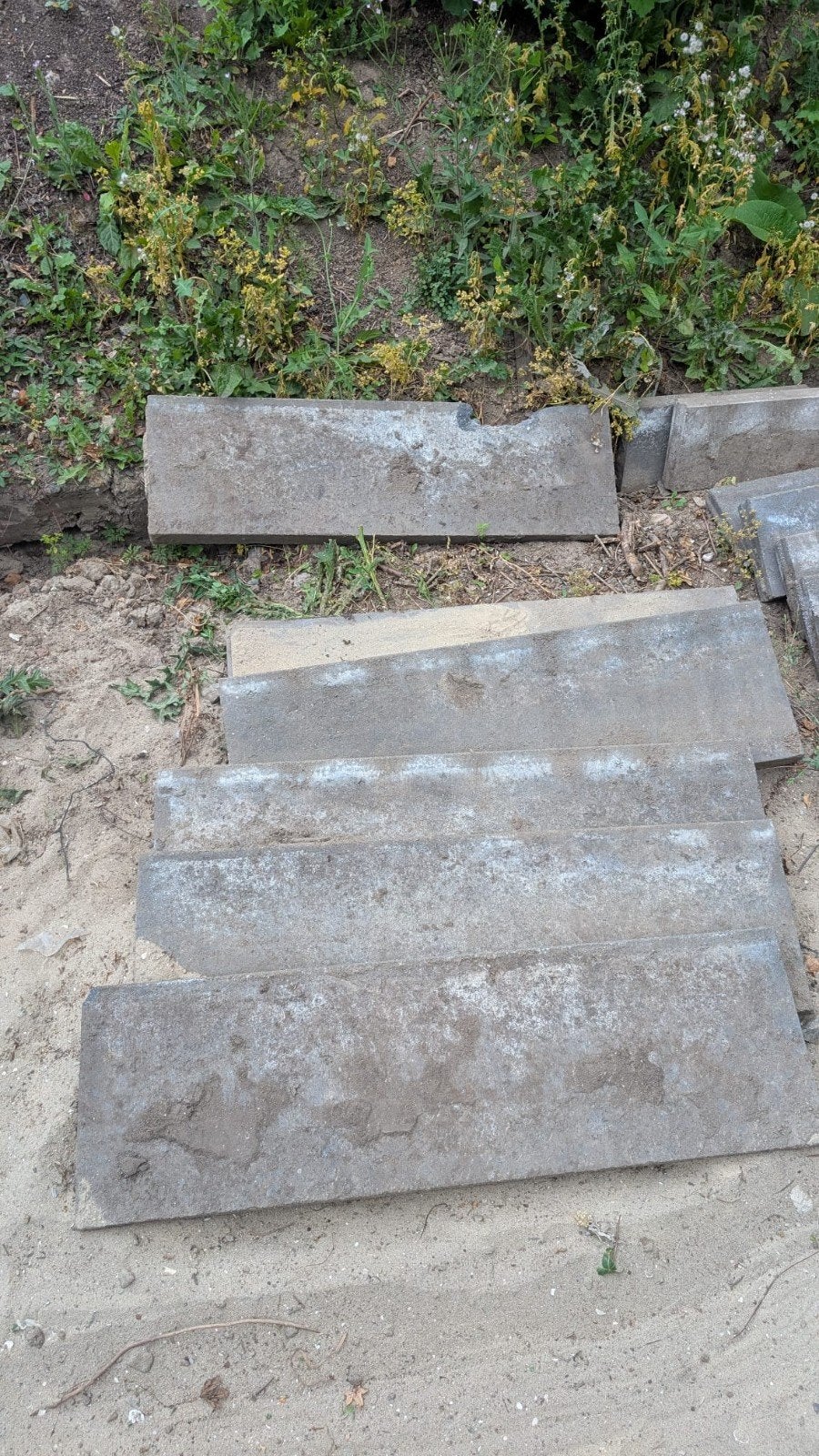 Diverse maten opsluitbanden (6x30, 6x20, 5x15), Tuin en Terras, Ophalen, Gebruikt, Overige typen, Minder dan 5 m²