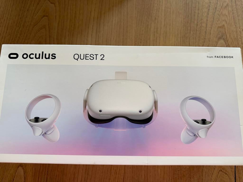 Oculus Quest 2 VR-bril met Anker oplaadstation, Spelcomputers en Games, Virtual Reality, Ophalen, Zo goed als nieuw, VR-bril, Overige platformen