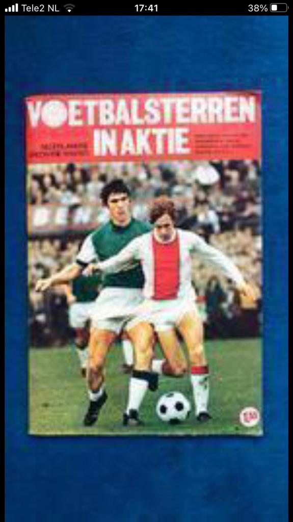 Panini vanderhout 1970-1971, Verzamelen, Ophalen of Verzenden, Zo goed als nieuw, Buitenlandse clubs, Poster, Plaatje of Sticker