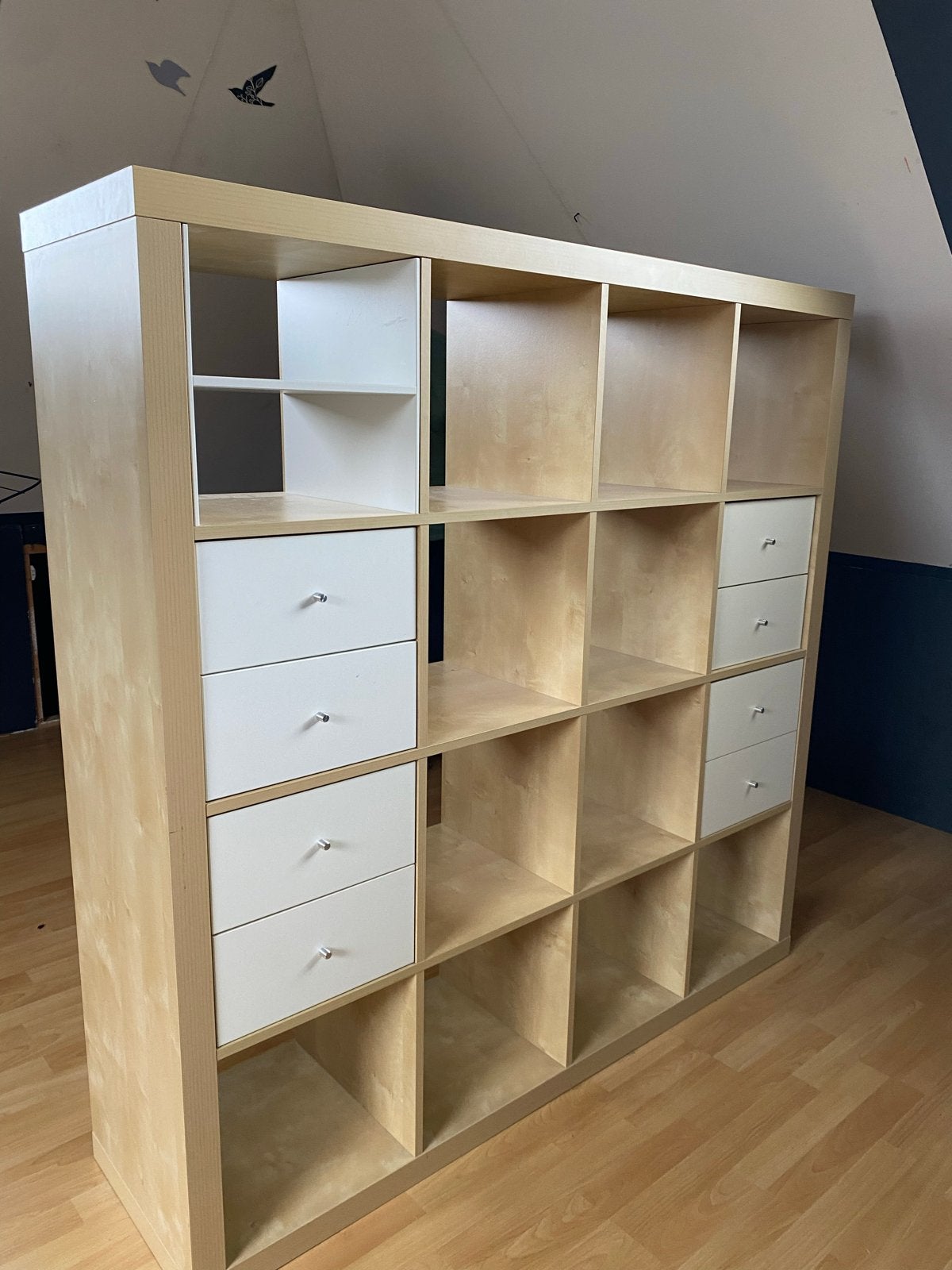 IKEA Kallax Kast met Lades en Planken, Huis en Inrichting, Ophalen, Gebruikt, 150 tot 200 cm, Met lade(s)