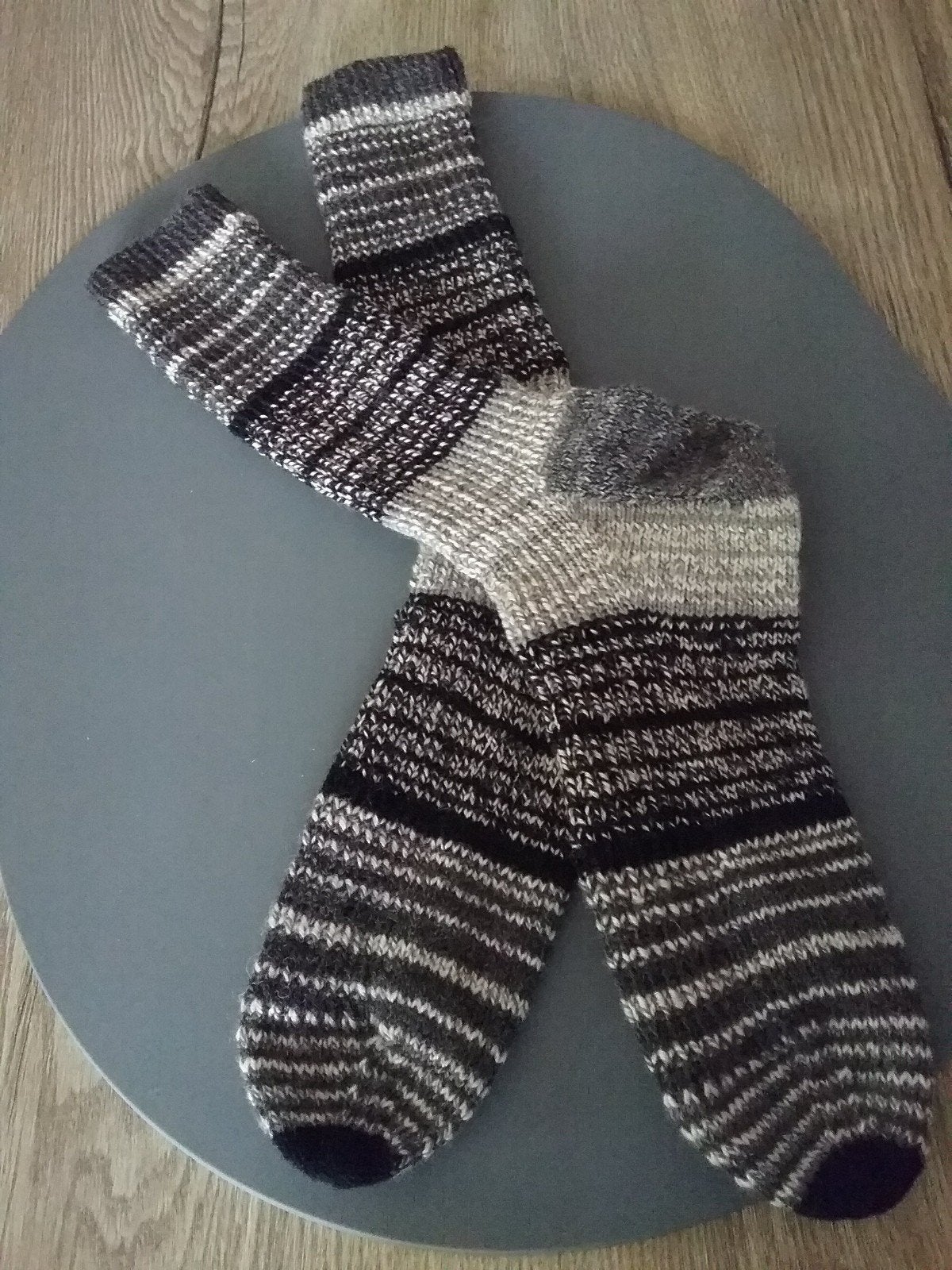 Mooie nieuwe handgebreide warme dikke sokken maat 40/41, Kleding | Heren, Ophalen of Verzenden, Nieuw, Maat 39 t/m 42, Overige kleuren