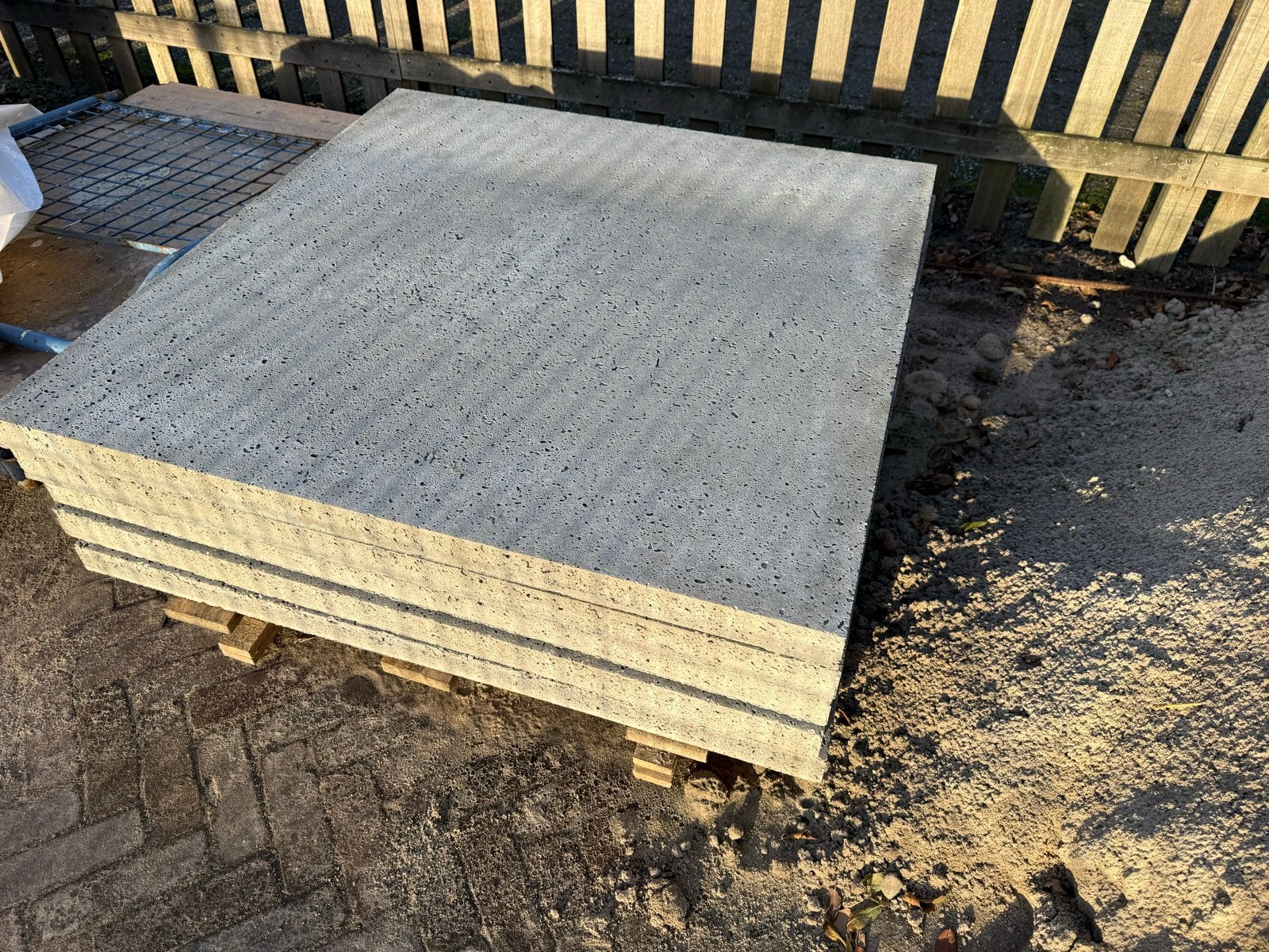 Schellevis oud Hollandse tegels 100x100 cm - nieuw, Zo goed als nieuw, Beton, Terrastegels, 5 tot 10 m²