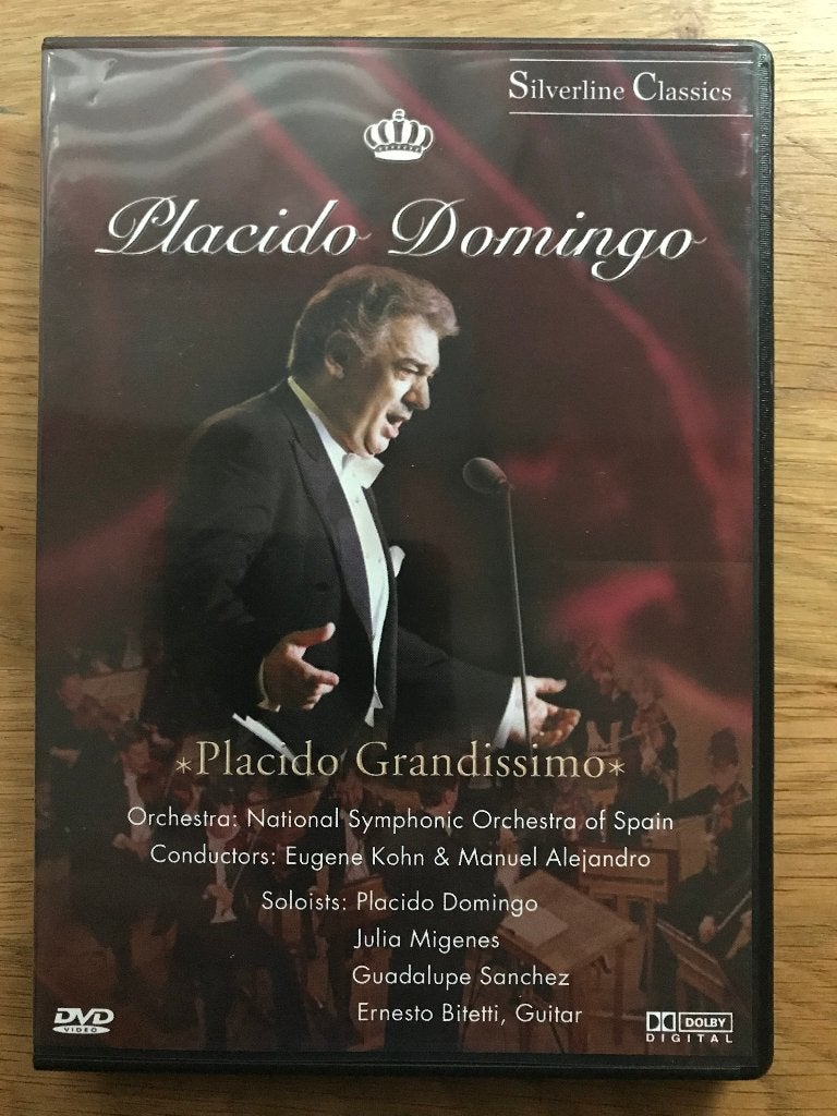 DVD. Placido Domingo. Placido Grandissimo, Alle leeftijden, Ophalen of Verzenden, Zo goed als nieuw, Concert