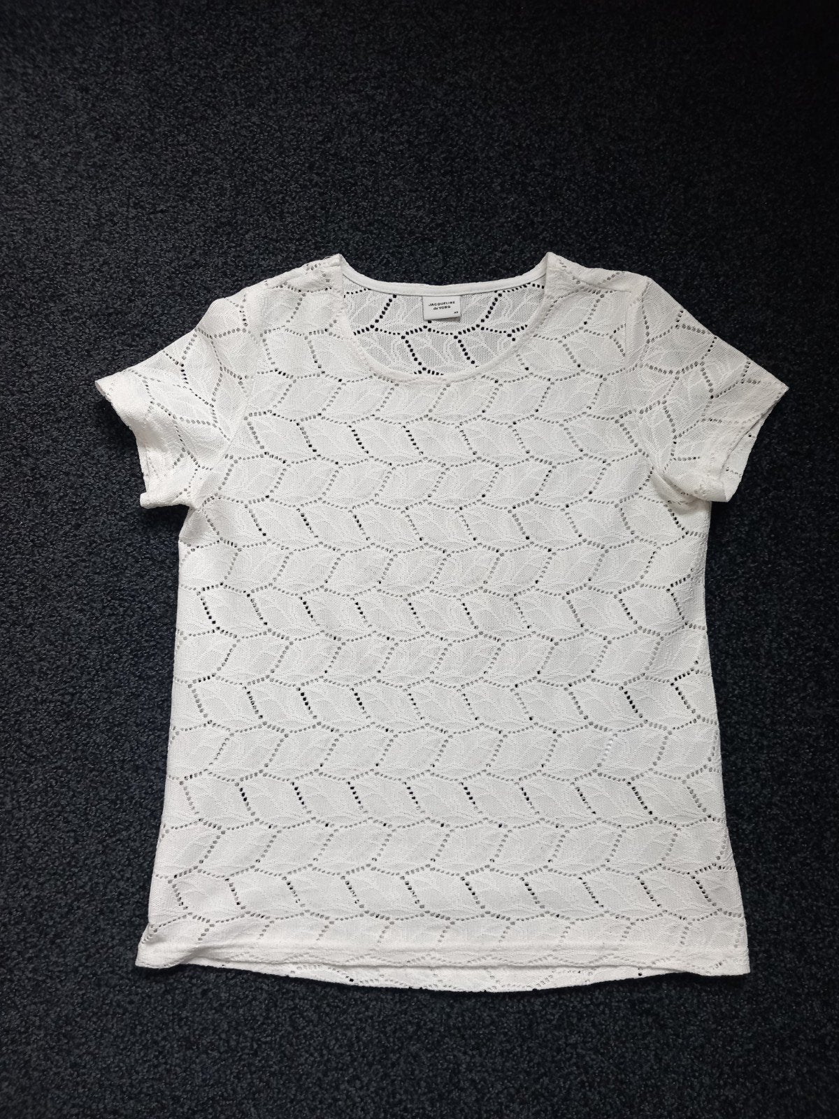 Top/shirt offwhite, maat XS, ZGAN, Wit, Ophalen of Verzenden, Zo goed als nieuw, Korte mouw