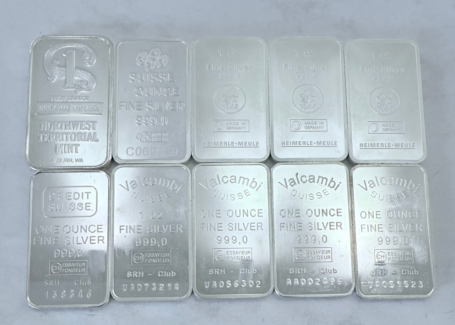 10x 1oz zilverbaartjes / Vintage lotje / 999 zilver, Ophalen of Verzenden, Zilver
