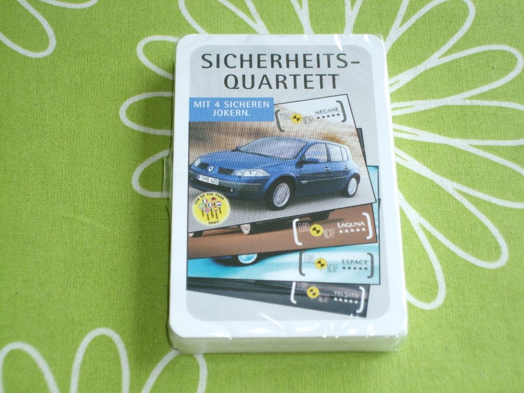 Nieuw: Renault sicherheits-quartett - Duits Renault kwartet, Ophalen of Verzenden, Nieuw, Kwartet(ten)