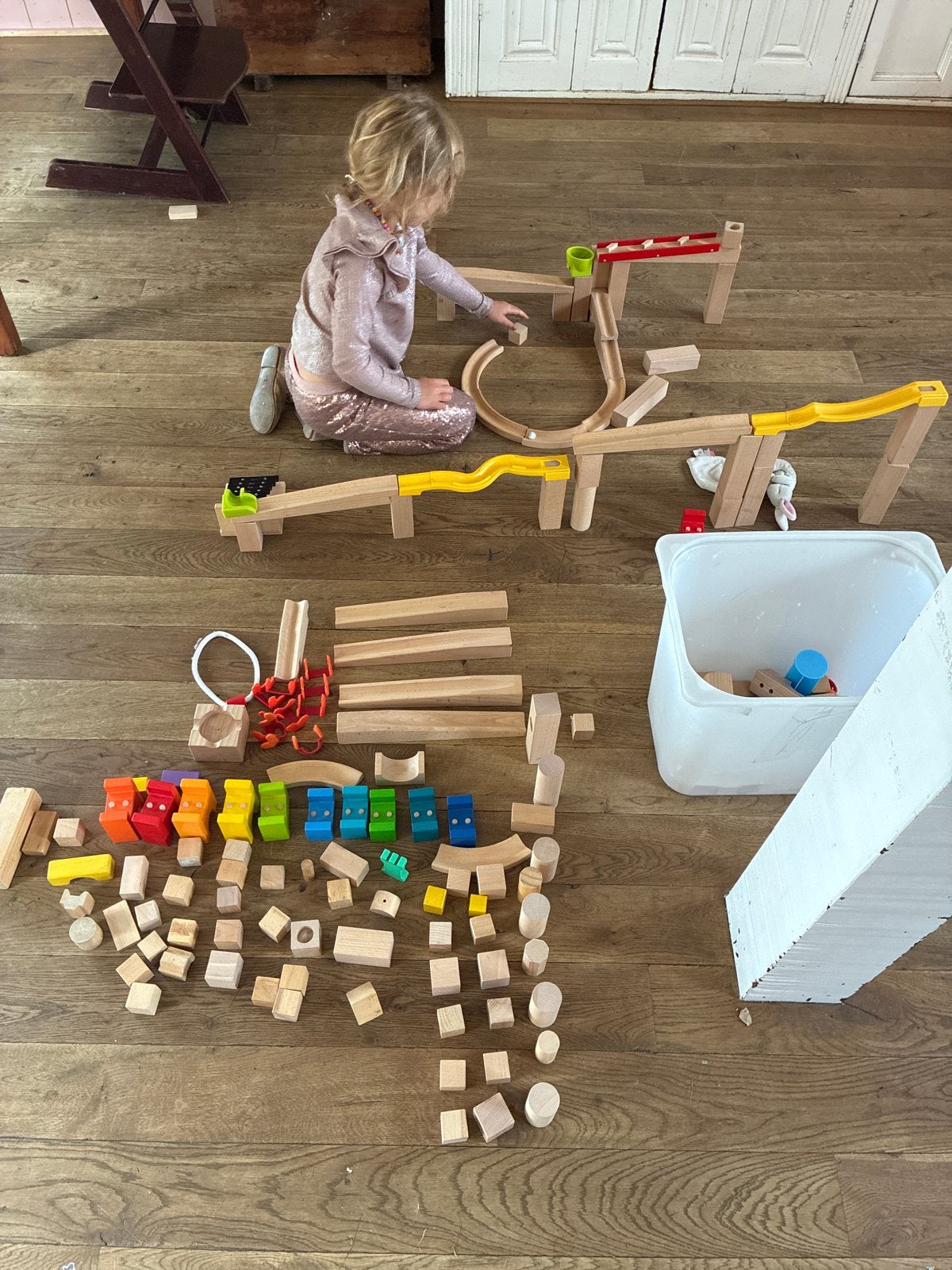 Haba knikkerbaan van hout, Ophalen of Verzenden, Zo goed als nieuw, Overige typen
