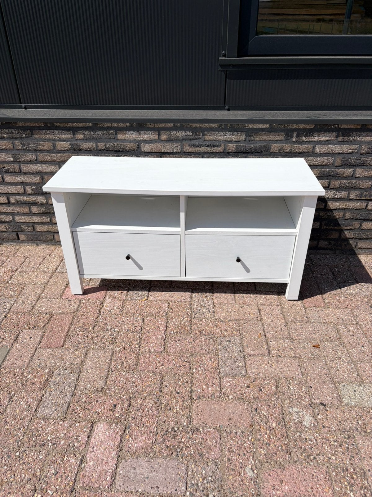 TV meubel wit, Huis en Inrichting, Ophalen, Gebruikt, 100 tot 150 cm, Minder dan 100 cm