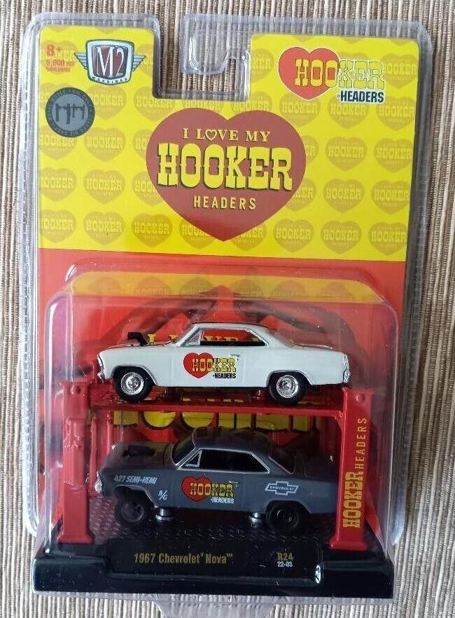1967 Chevrolet Nova 2x + brug van M2 1/64 I love my Hookers, Ophalen of Verzenden, Nieuw, Auto