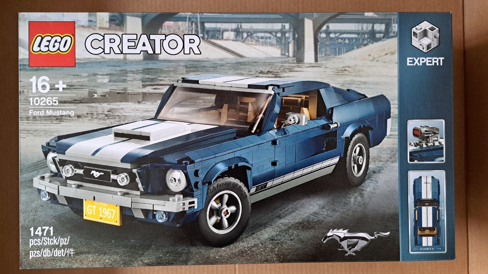 LEGO Creator Expert 10265 Ford Mustang Nieuw in doos, Ophalen, Lego, Nieuw, Compleet