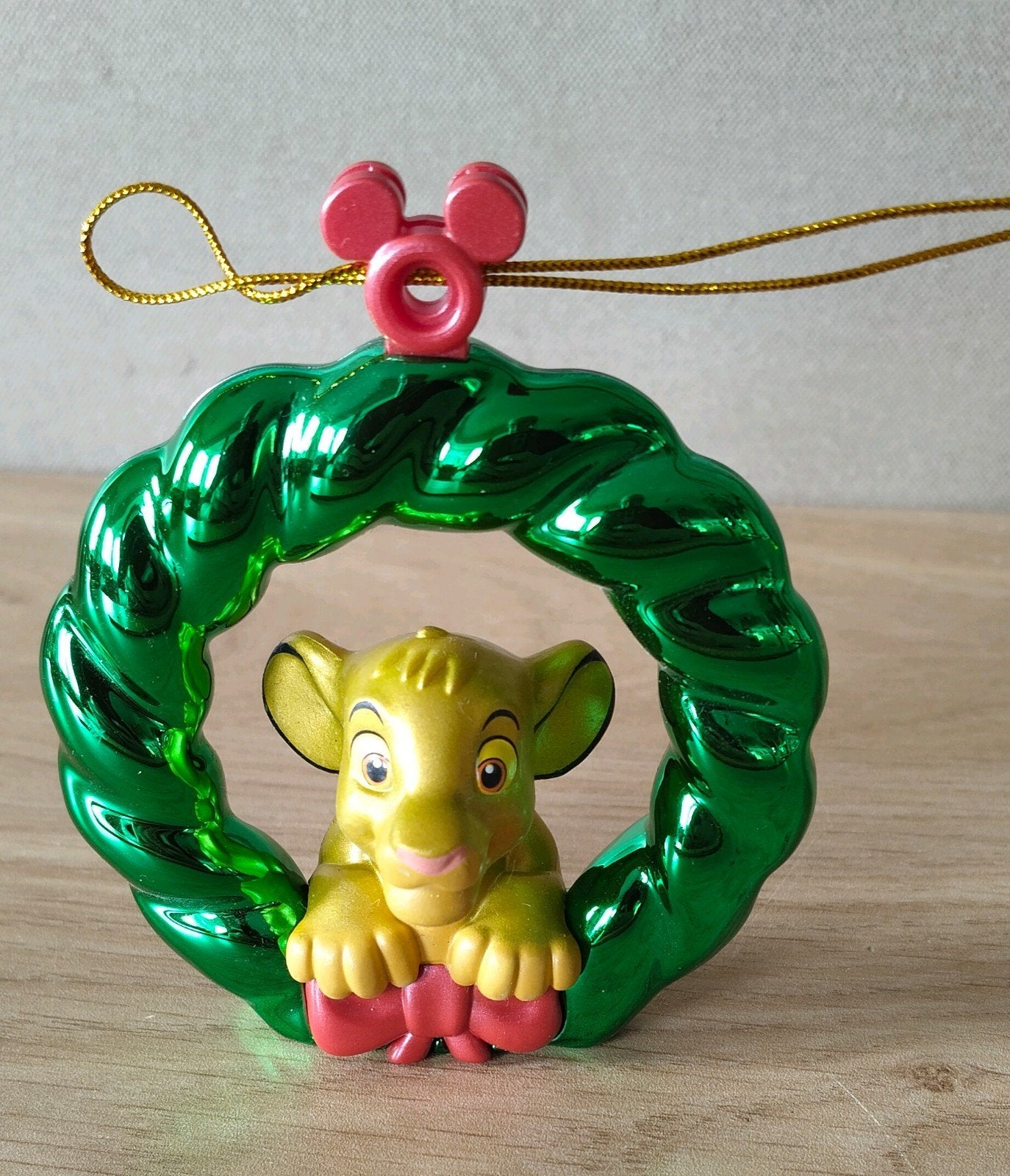 AH Disney Simba Kerstkrans Ornament - De Leeuwenkoning, Verzamelen, Disney, Verzenden, Leeuwenkoning of Jungle Boek, Nieuw, Beeldje of Figuurtje