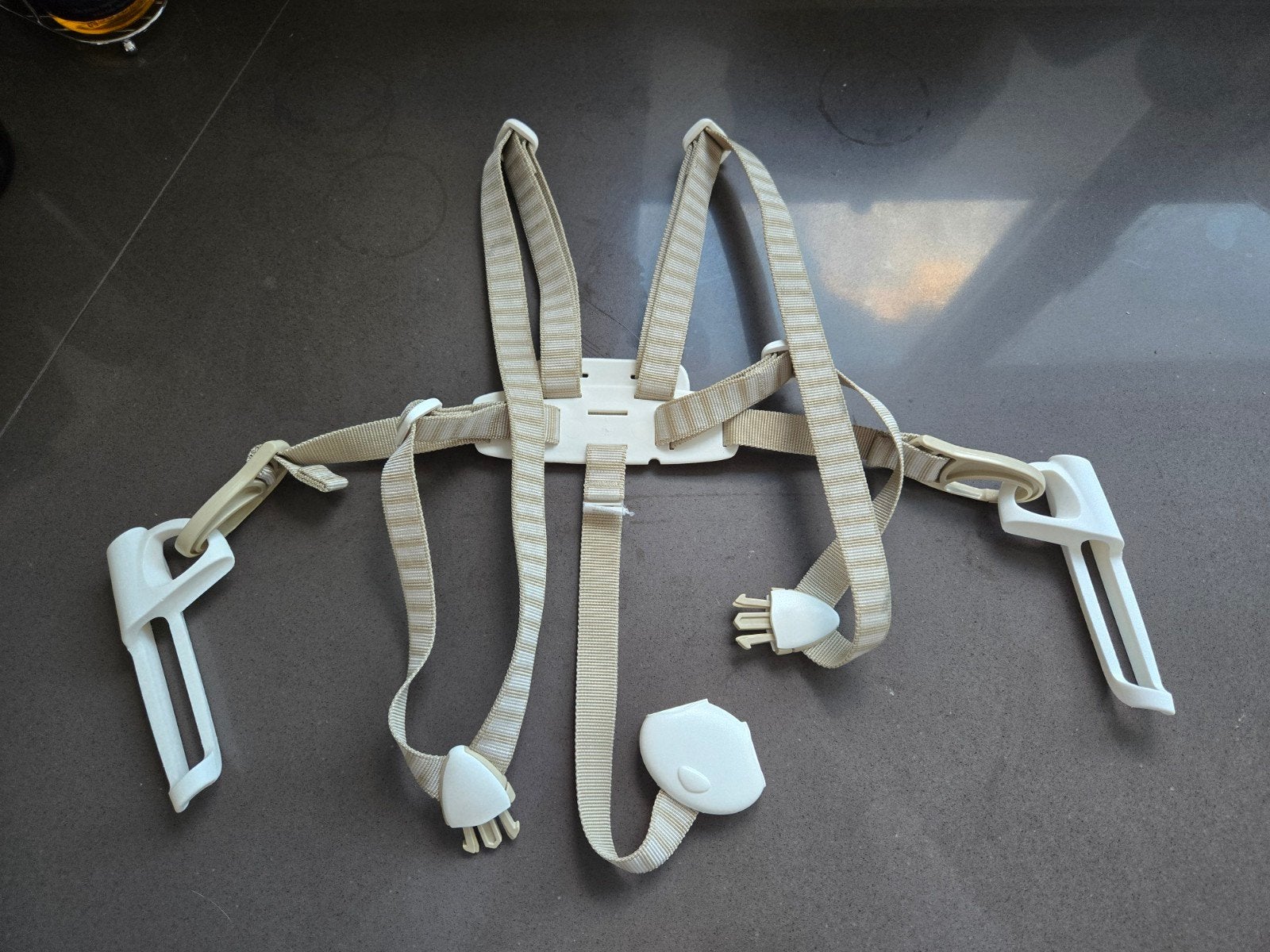 Stokke Tripp Trapp tuigje / harness, Ophalen, Zo goed als nieuw, Meegroeistoel, Gordel(s)