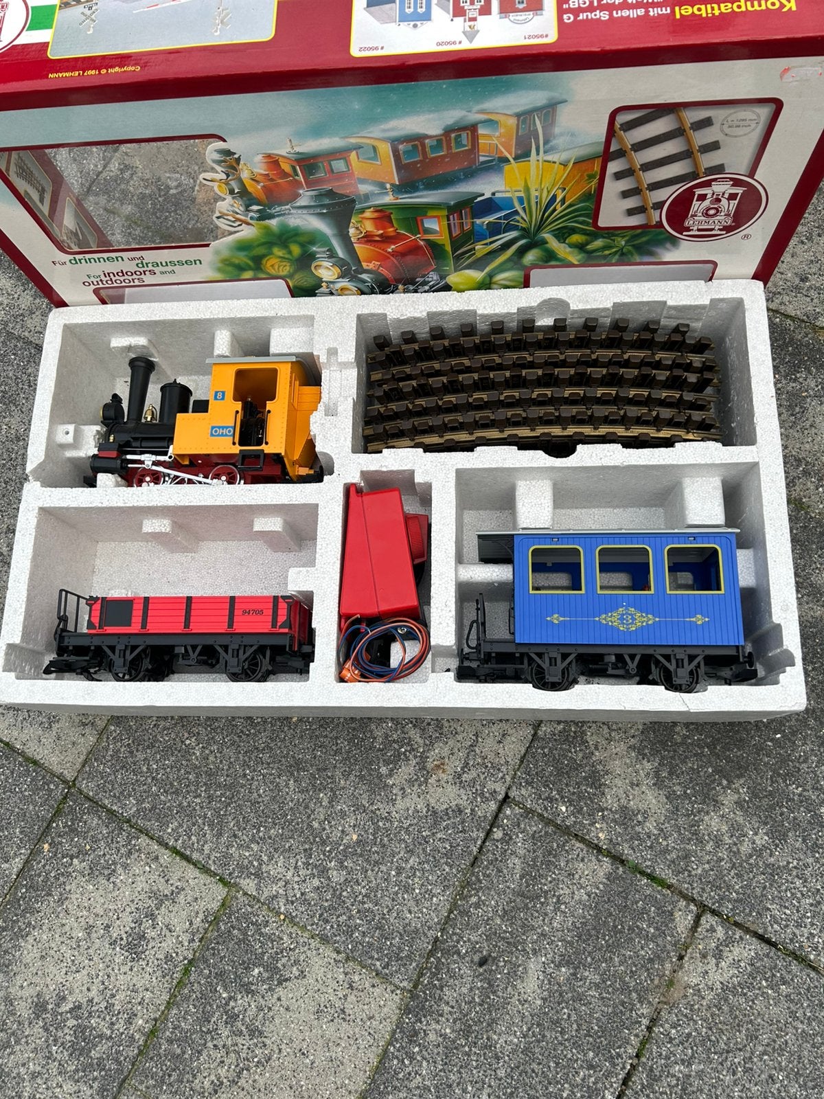 LGB set compleet, Hobby en Vrije tijd, Ophalen of Verzenden, Zo goed als nieuw, Gelijkstroom, LGB