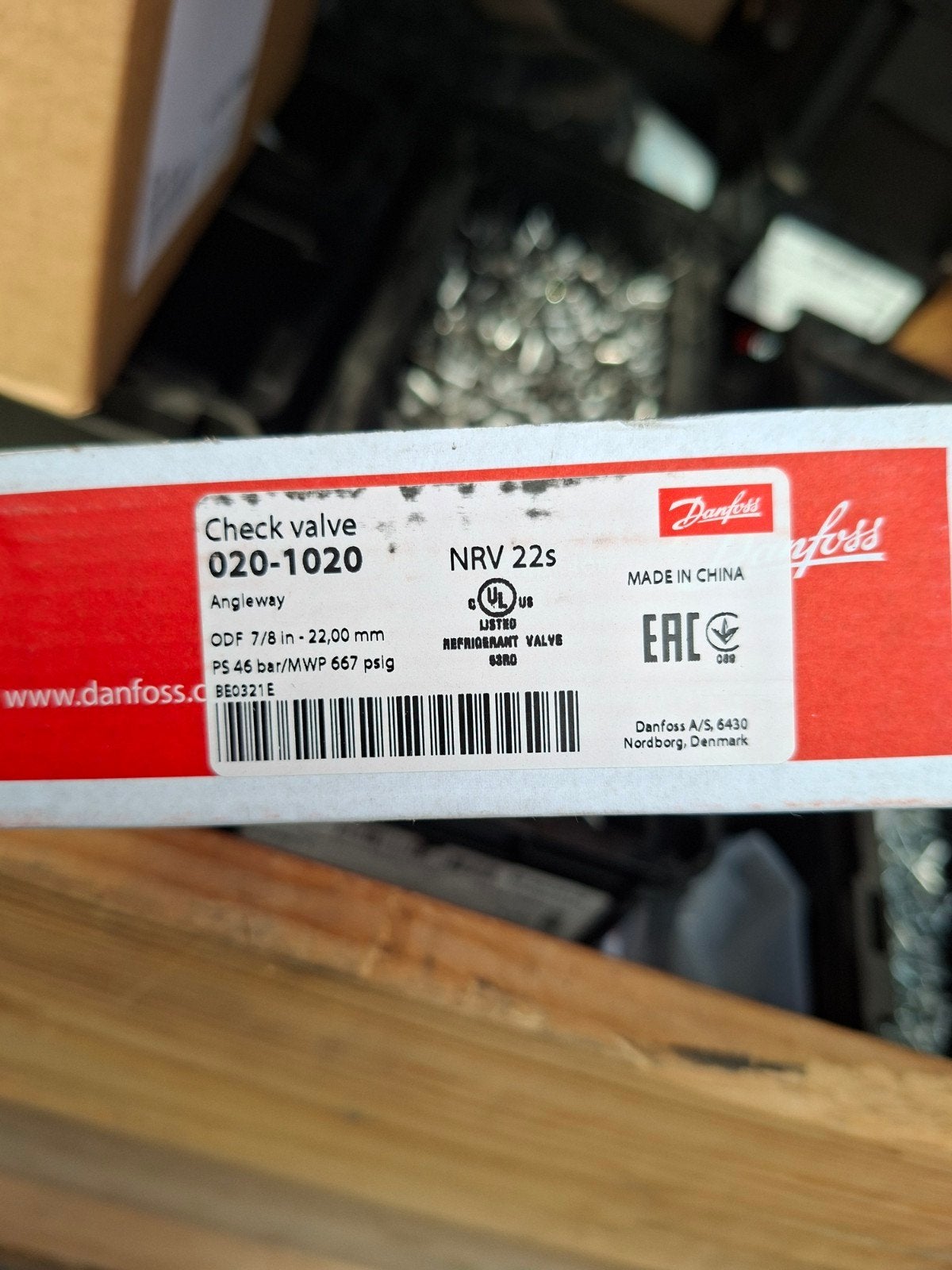 Danfoss NRV 22s Terugslagklep - Nieuw in doos, Ophalen of Verzenden, Nieuw, Overige typen