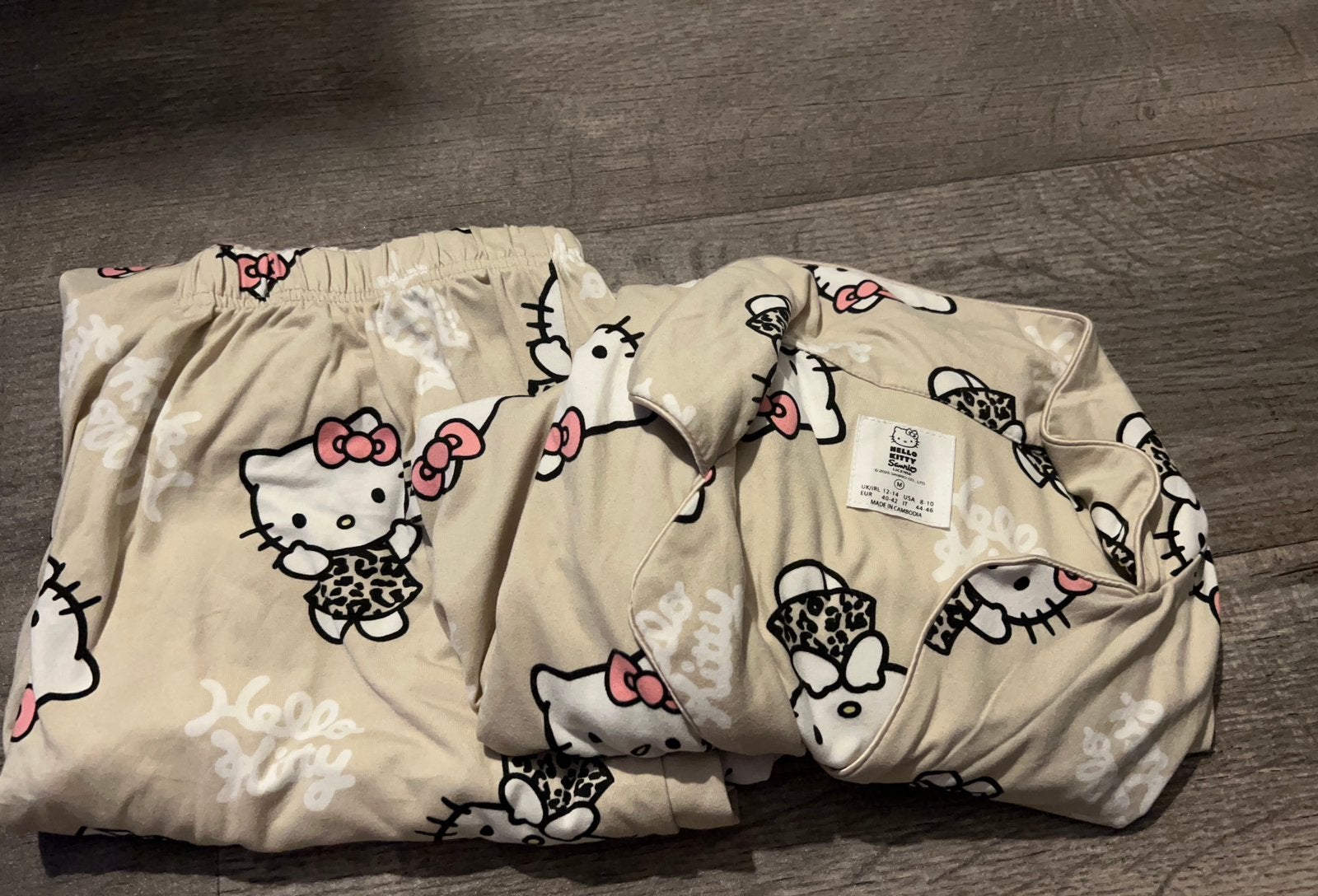 Hello Kitty pyjama, maat M, Ophalen of Verzenden, Nieuw, Maat 38/40 (M)