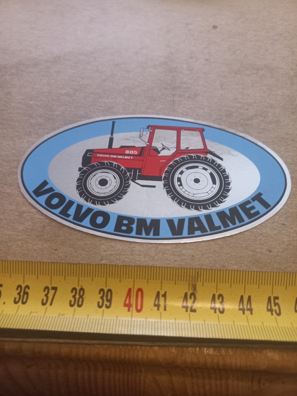 Volvo BM Valmet 805 Tractor Sticker, Ophalen of Verzenden, Zo goed als nieuw