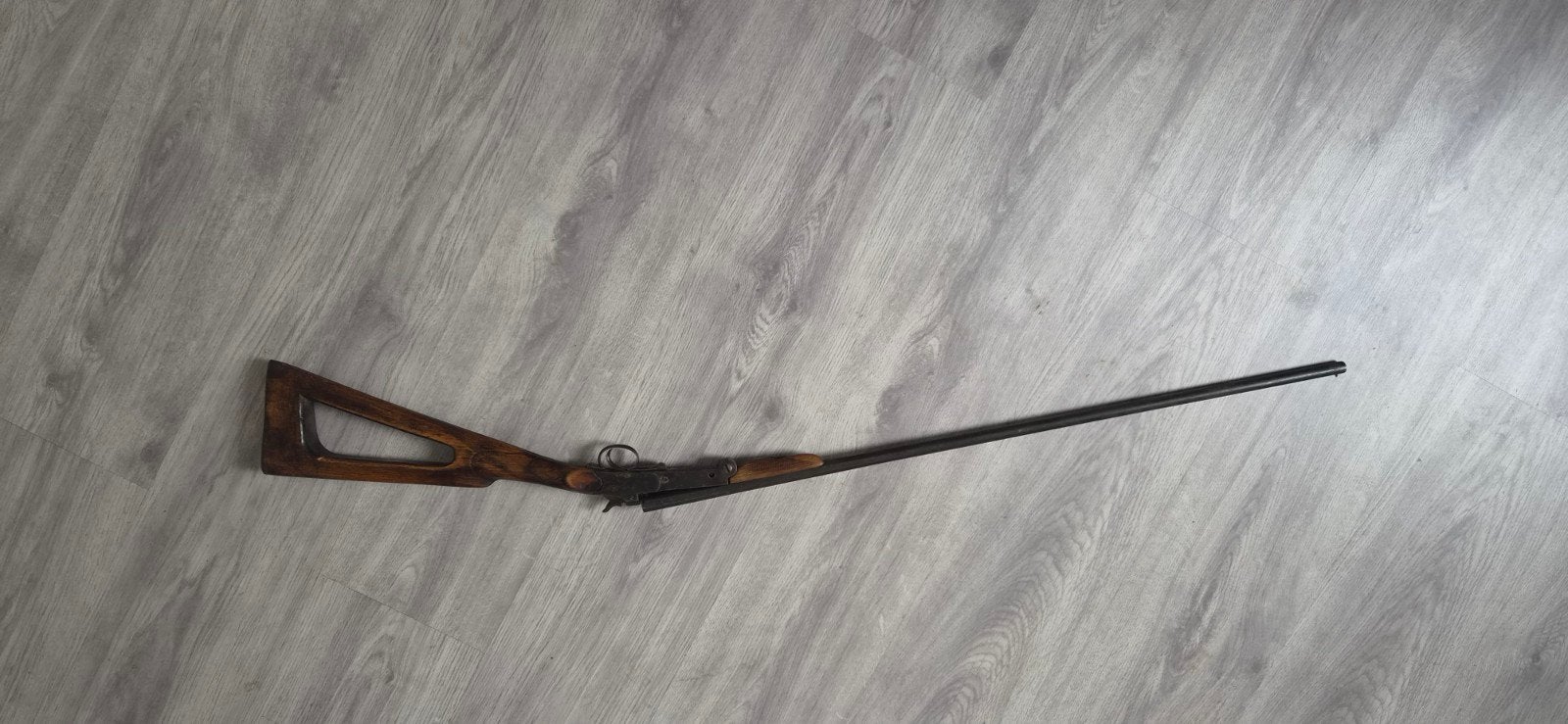 Antiek stropersgeweertje, onklaar, van voor 1870, Ophalen of Verzenden