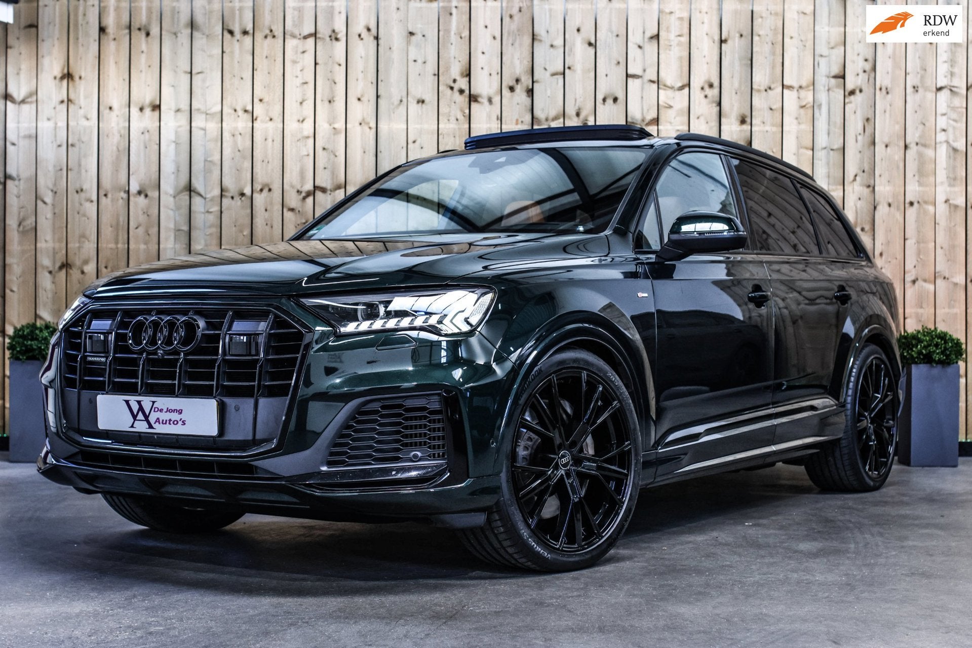 Audi Q7 55 TFSI e Quattro S-Line *Pano*B&O Advanced*Audi Exc, Auto's, Automaat, Gebruikt, Euro 6, 2995 cc